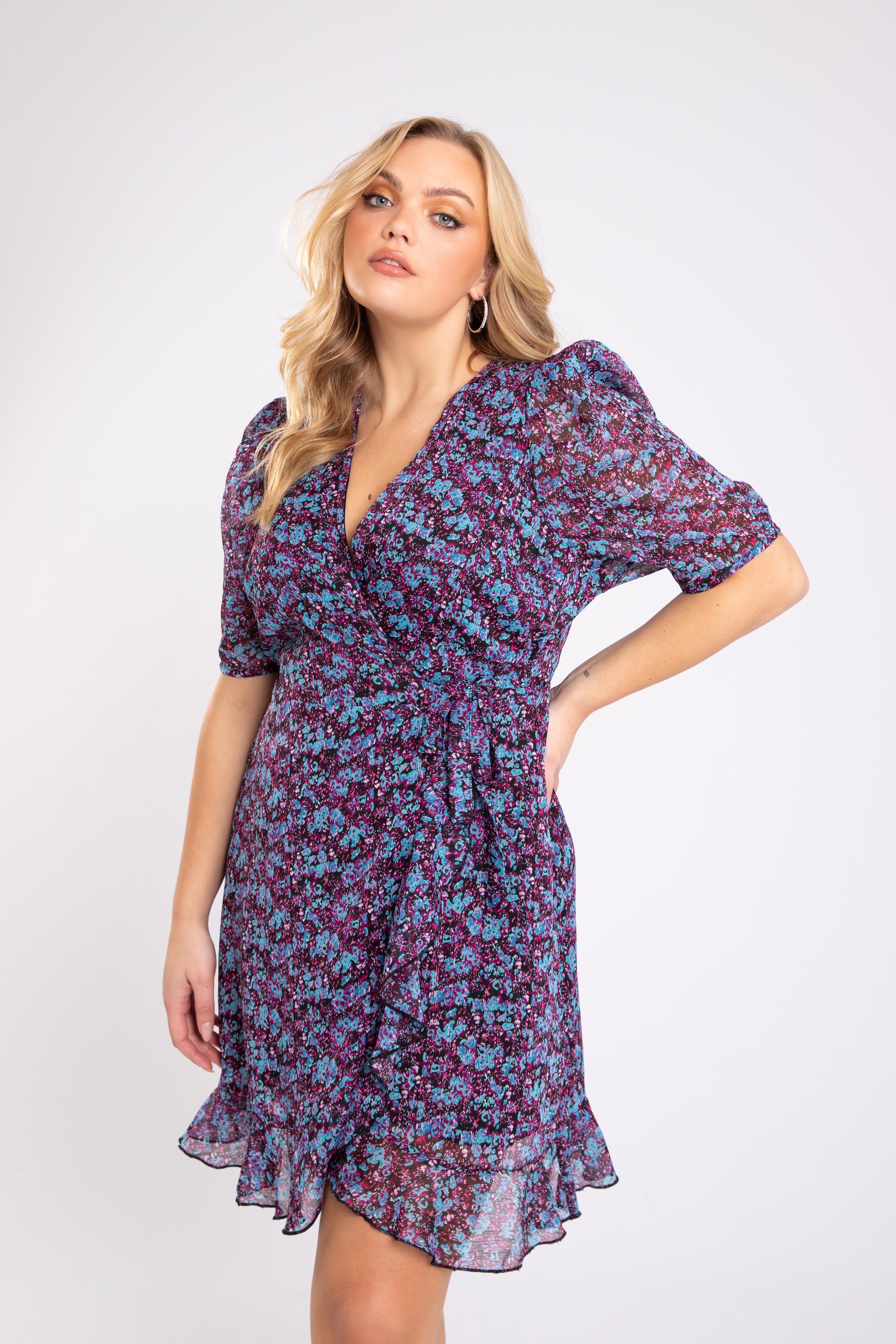 Wickelkleid mit Print  image number 7