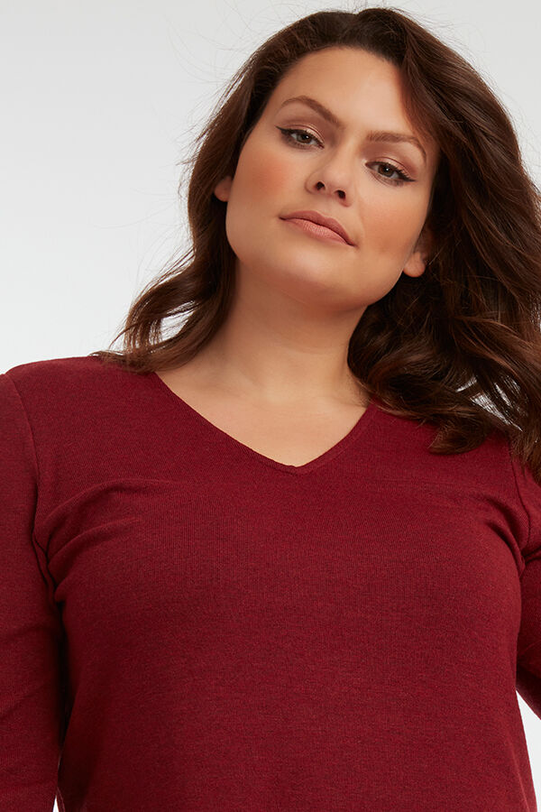 T-Shirt mit V-Ausschnitt image number 5