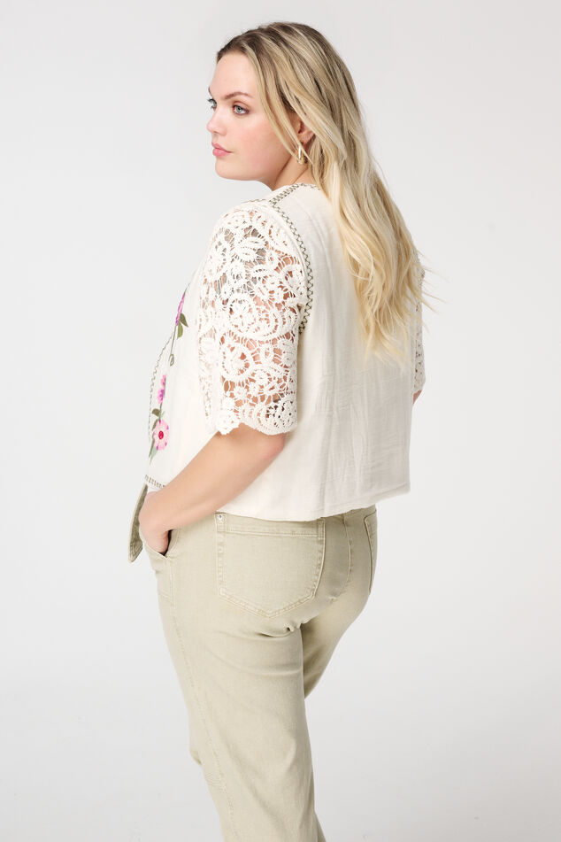 Weste mit Stickerei  image number 3