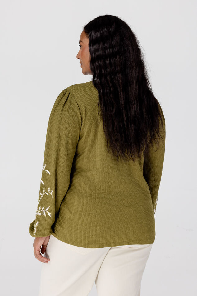 Oberteil mit Stickerei image number 3