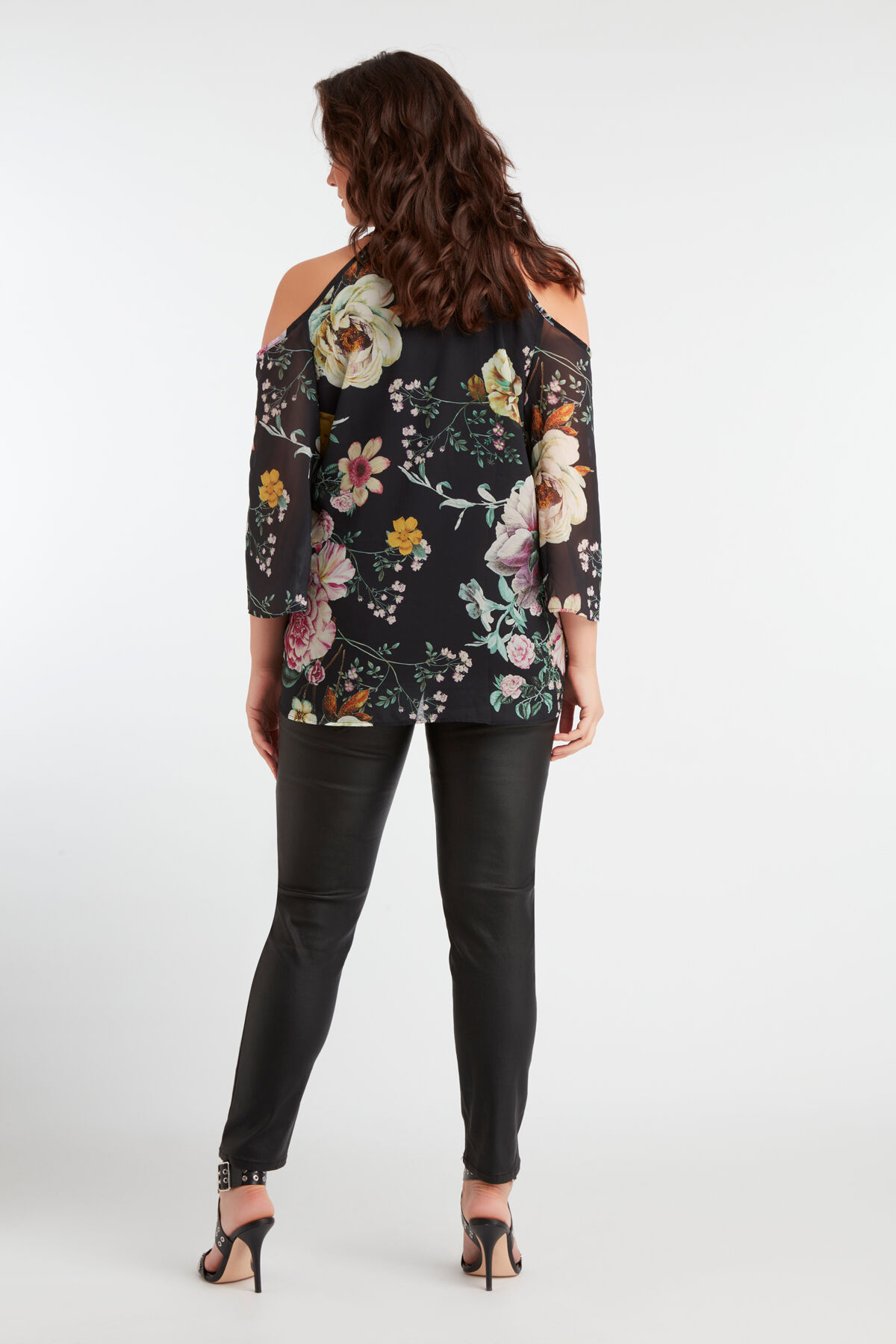 Bluse mit offenen Schultern image number 5