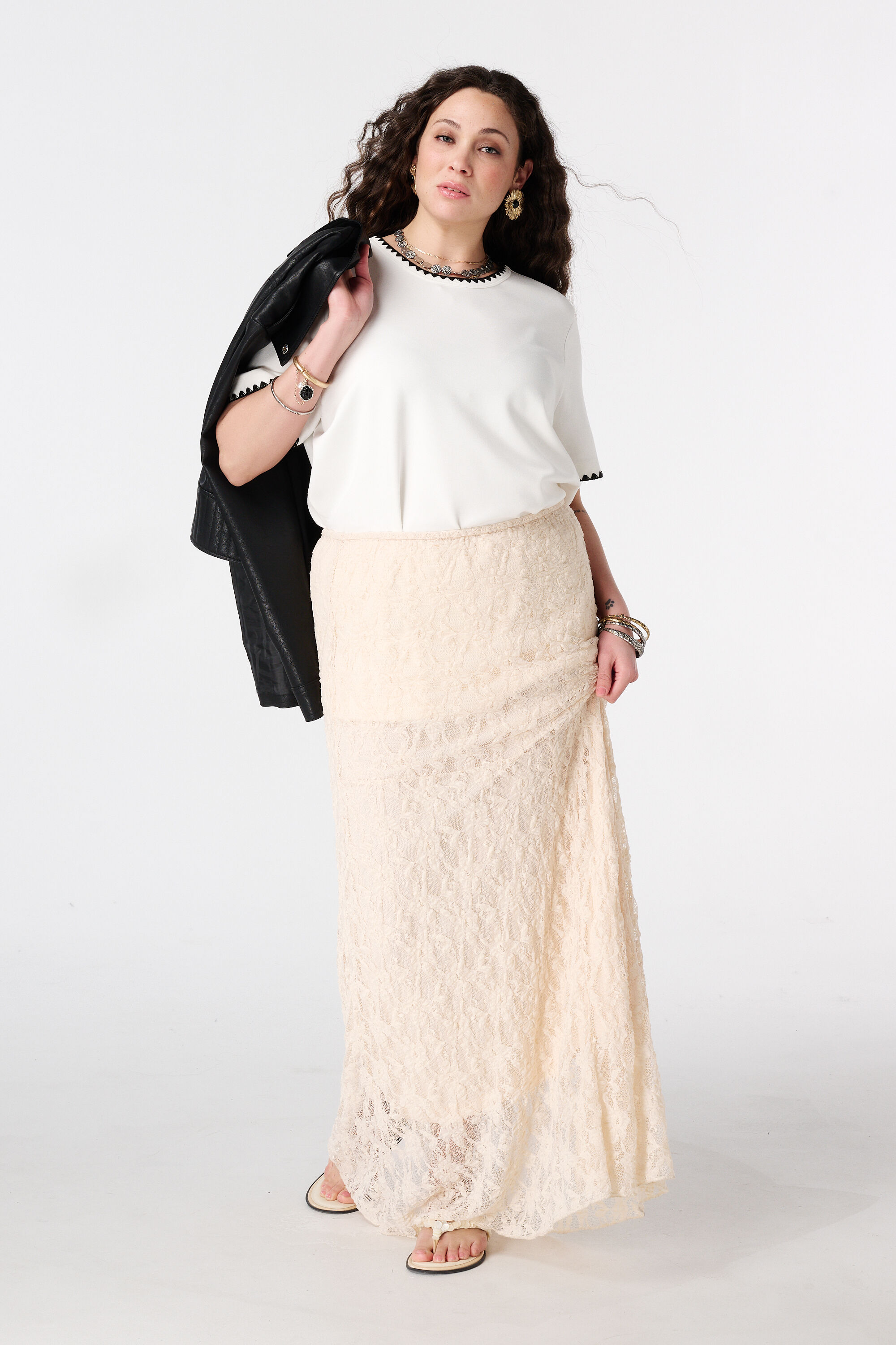 T-Shirt mit Ziern&auml;hten