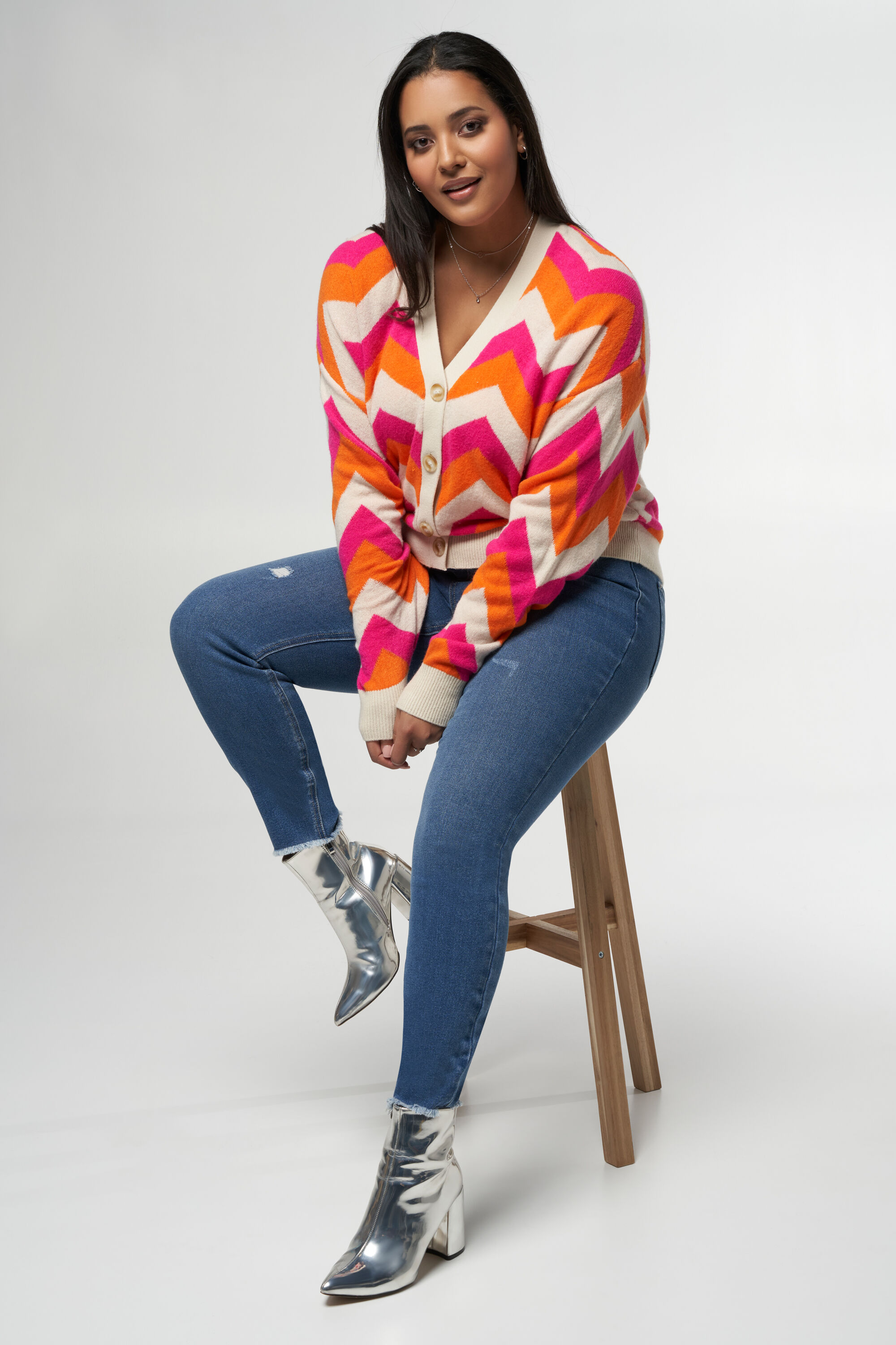 Cardigan mit Kn&ouml;pfen  image number 6