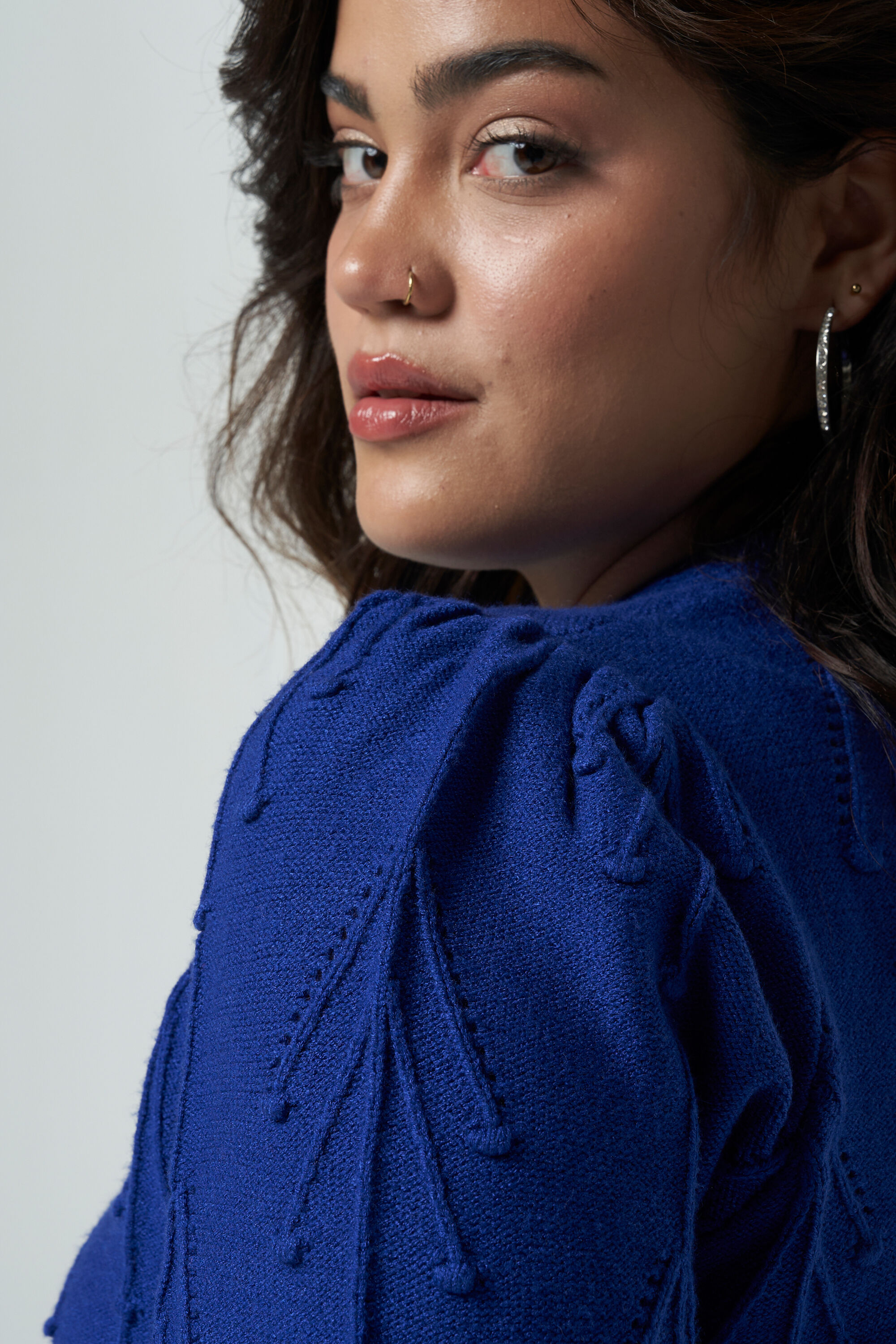 Pullover mit Lochmuster-Struktur image number 4