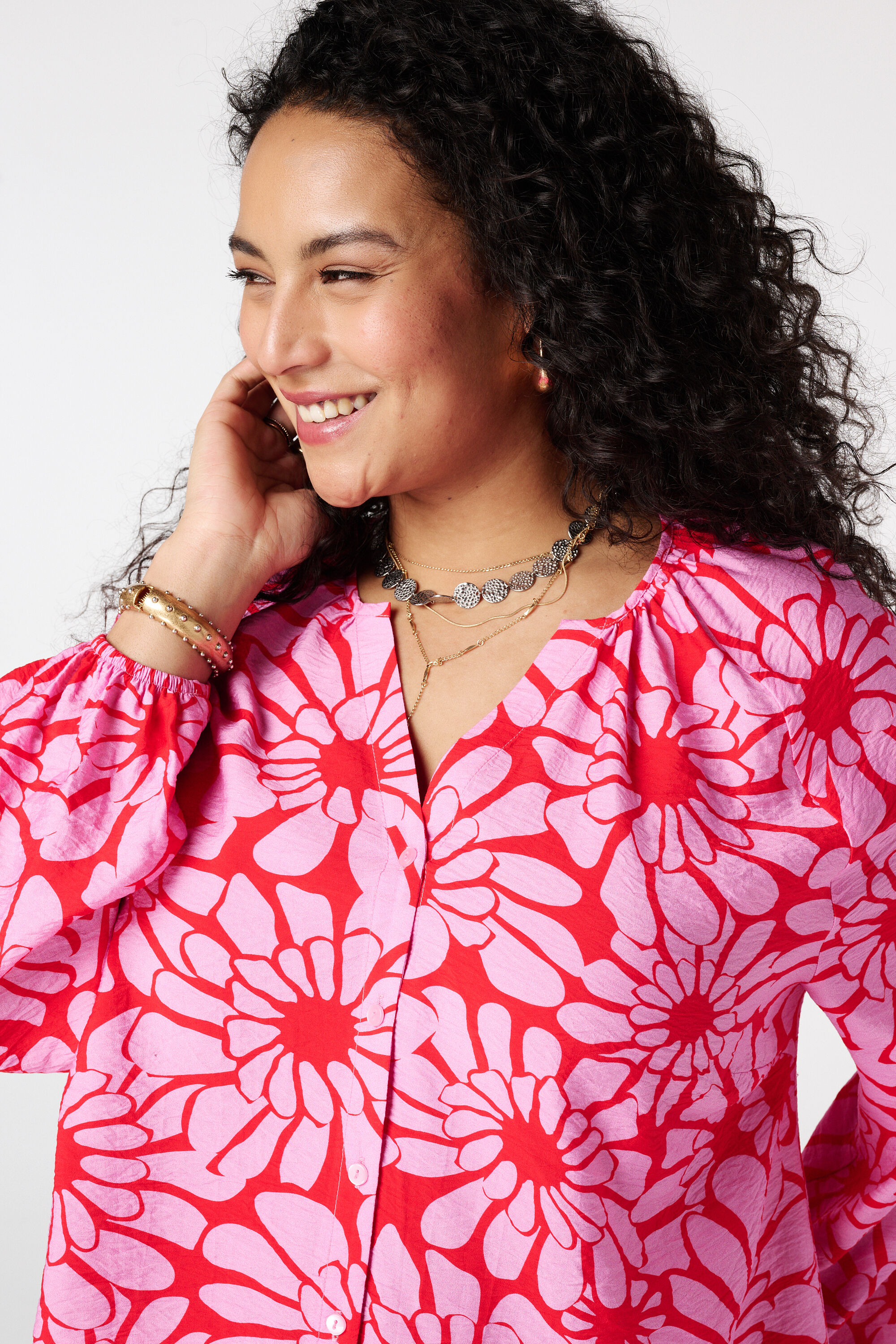 Bluse mit Print image number 4