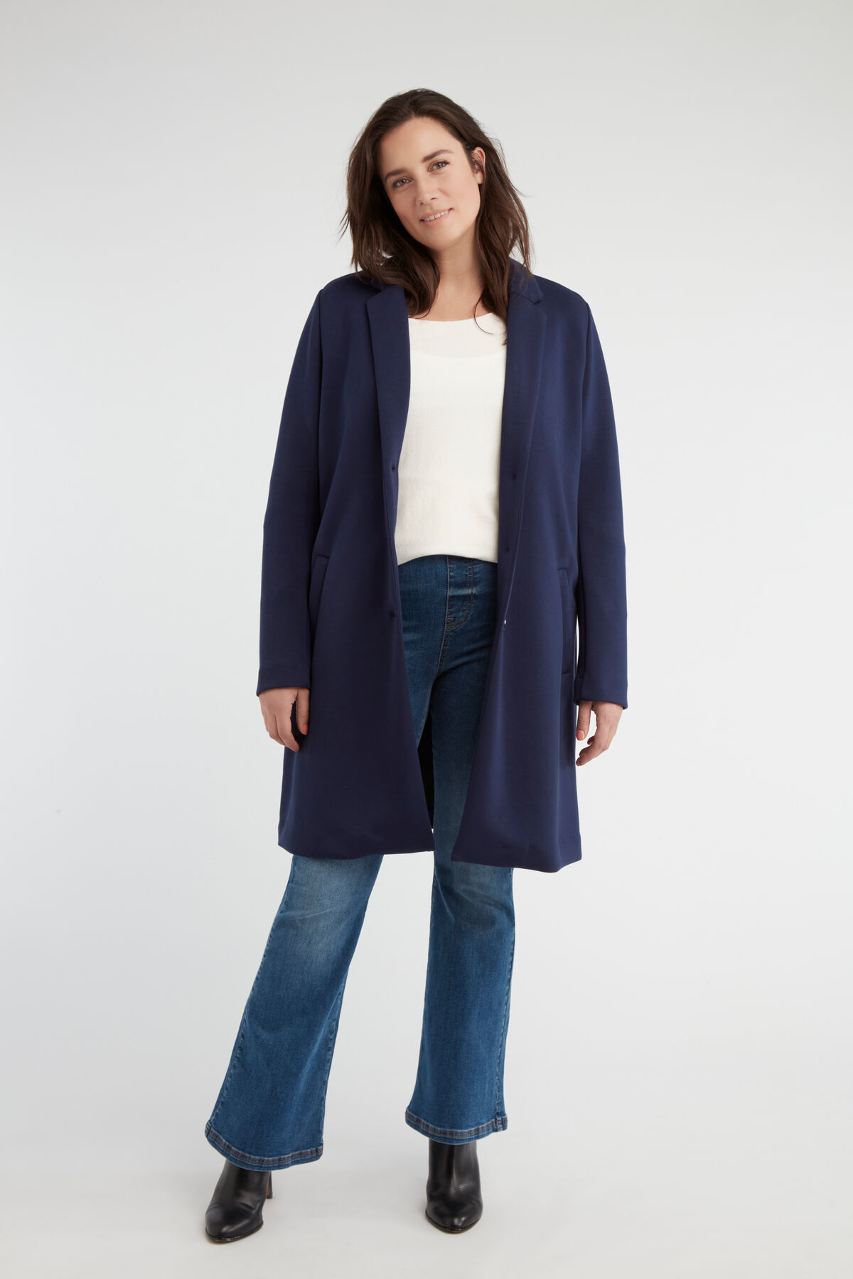 Mantel mit Revers image number 5