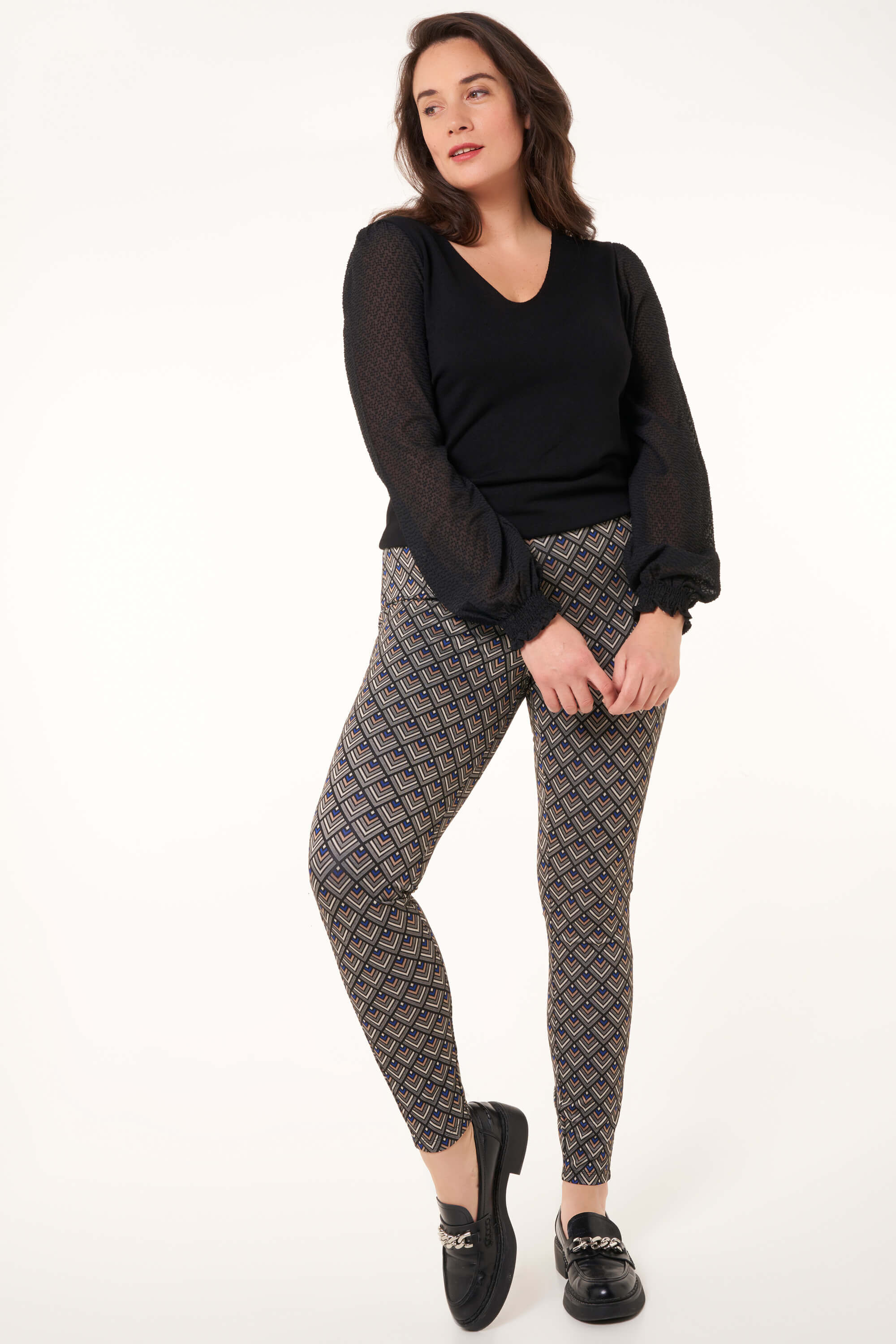 Treggings mit Print image number 5