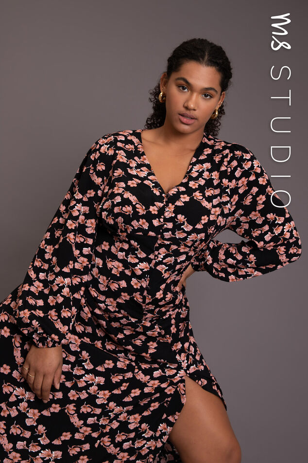 Midikleid mit Print  image number 0