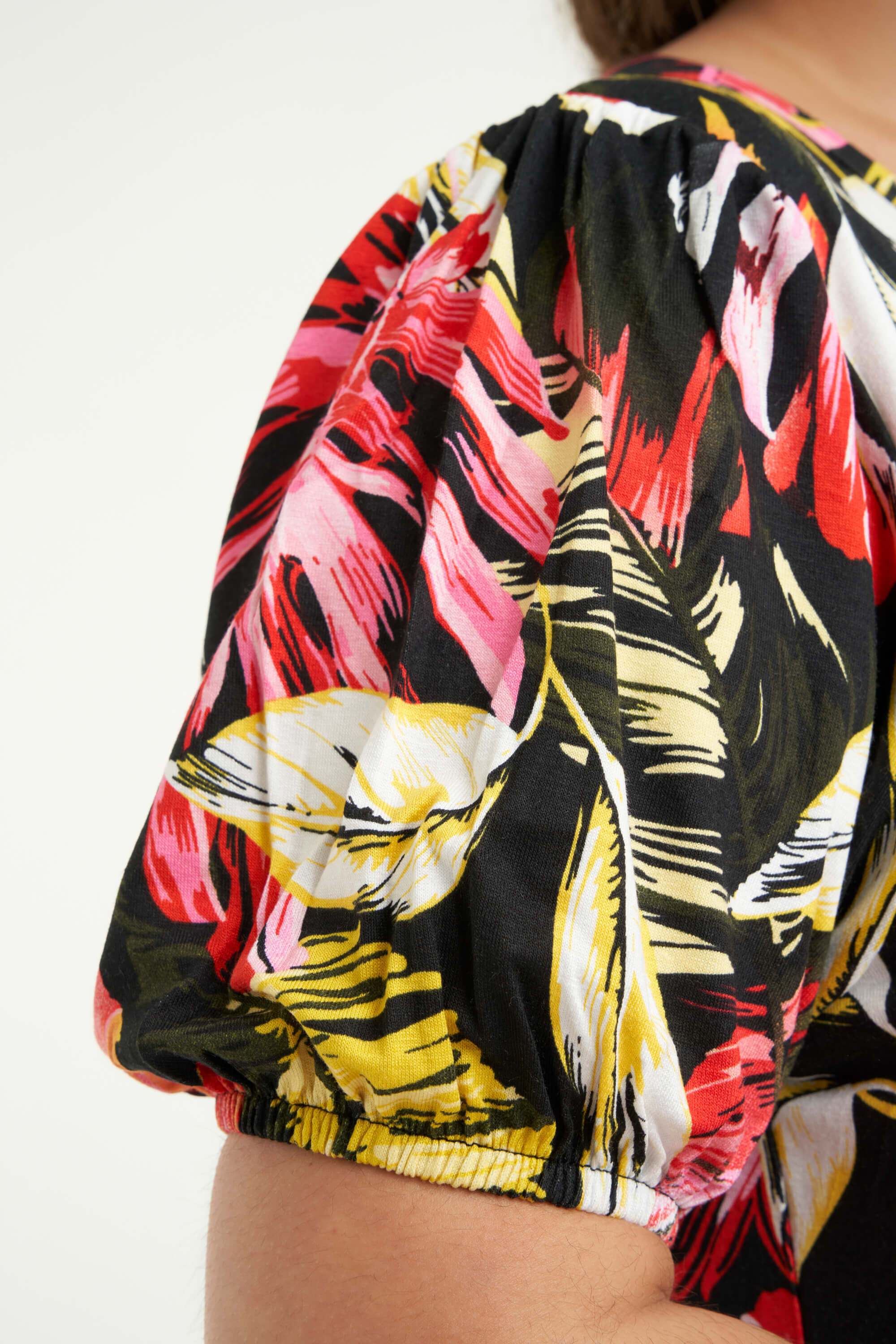 Langes Kleid mit Print  image number 5