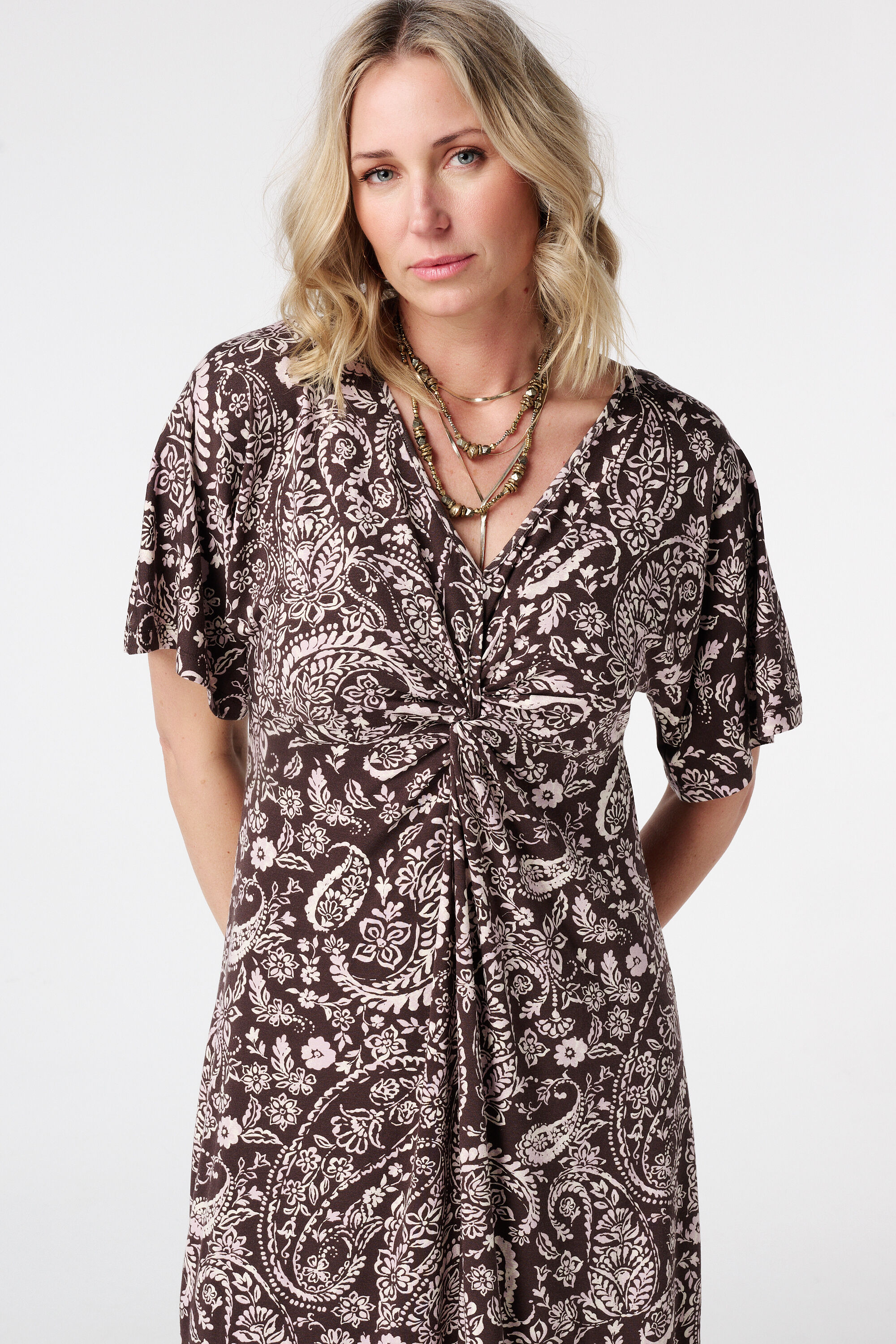 Maxikleid mit Print image number 4