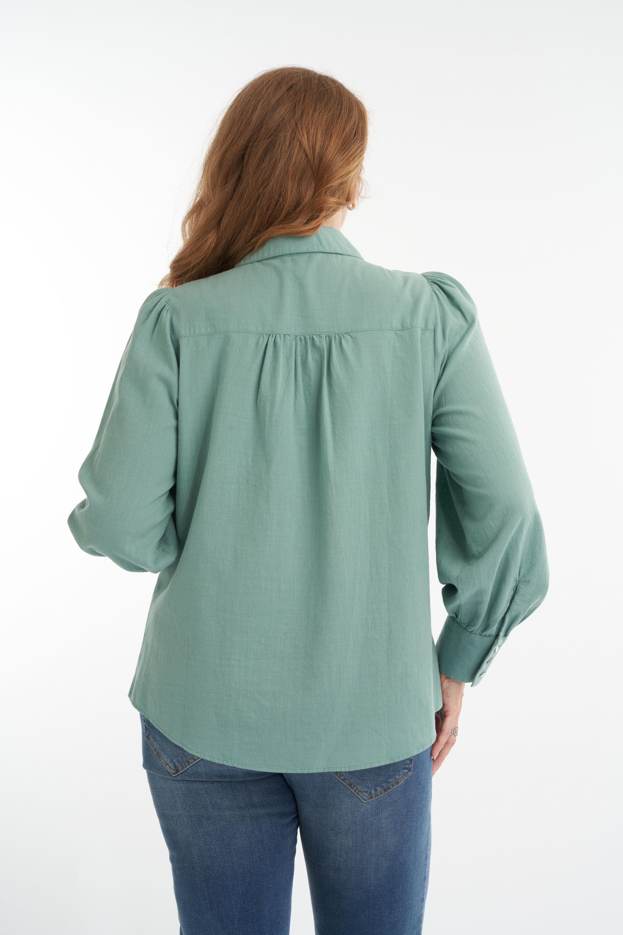 Bluse mit bauschigen &Auml;rmeln  image number 4