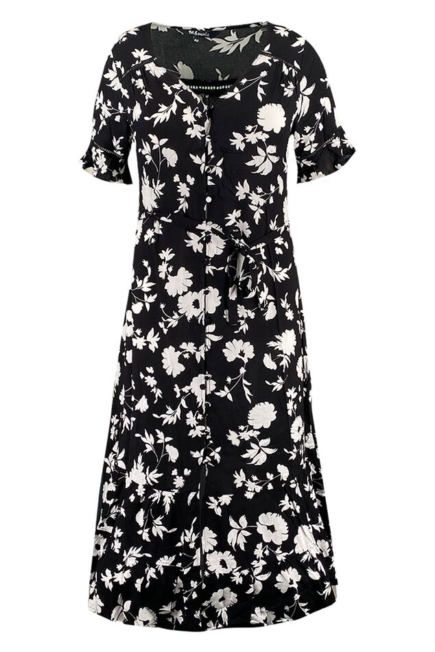 Langes Kleid mit Print image number 2