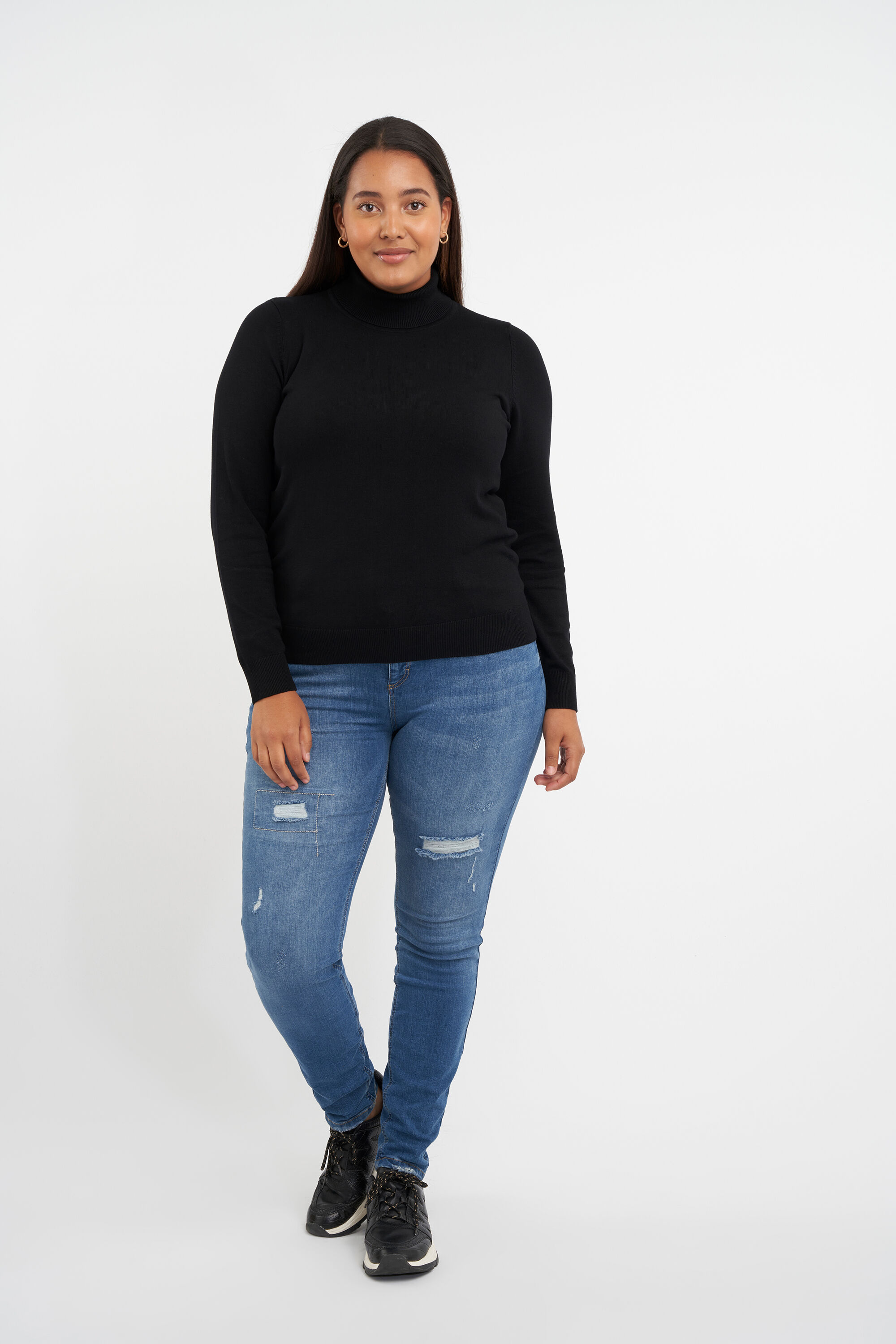 Feinstrickpullover mit Rollkragen image number 6