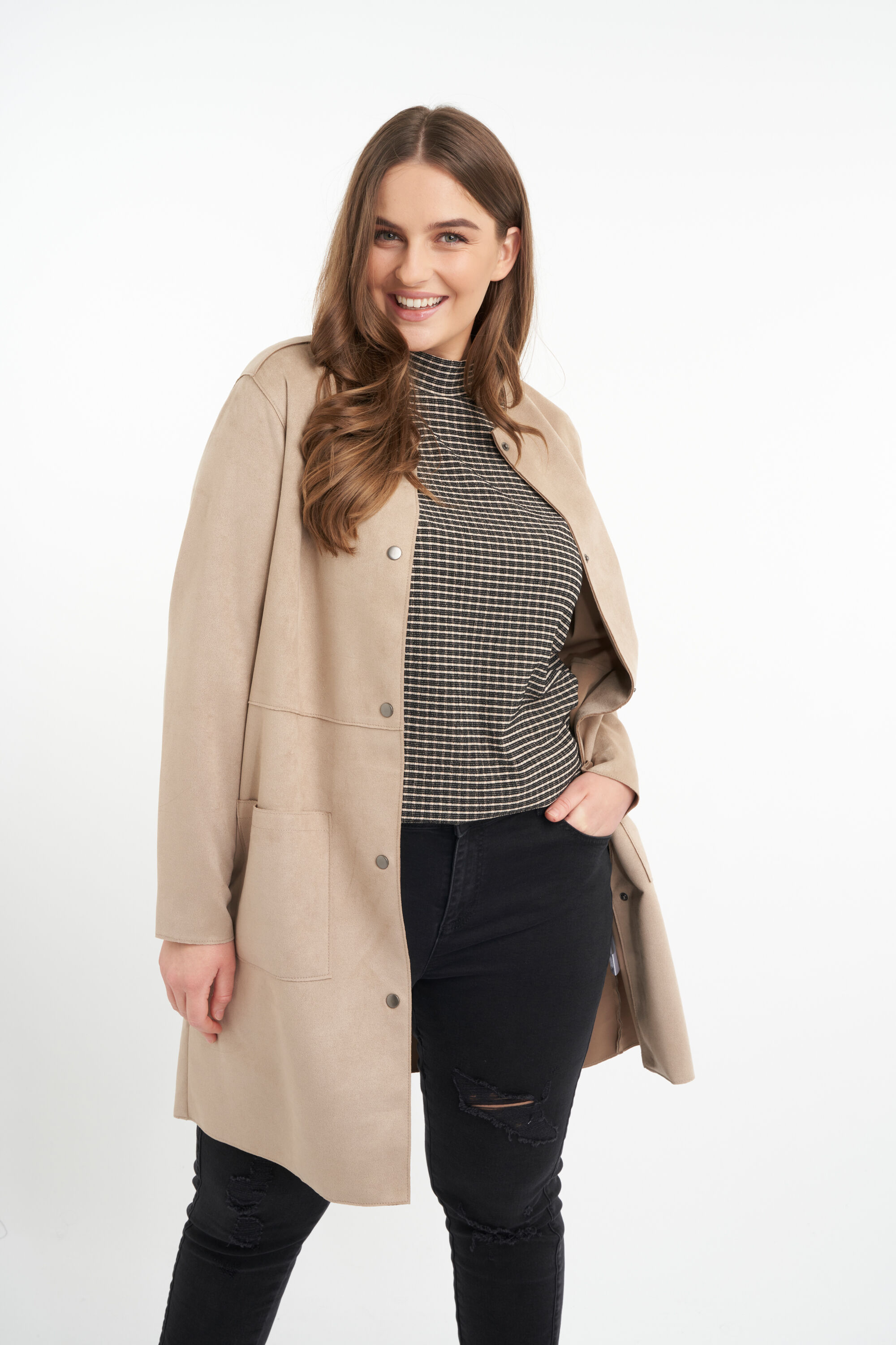 Wildlederimitat-Jacke  image number 5