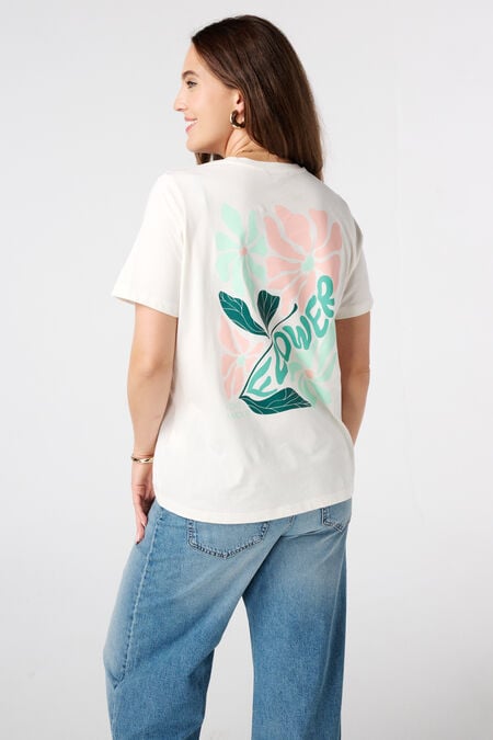 T-Shirt mit Blumendruck T-Shirt mit Blumendruck