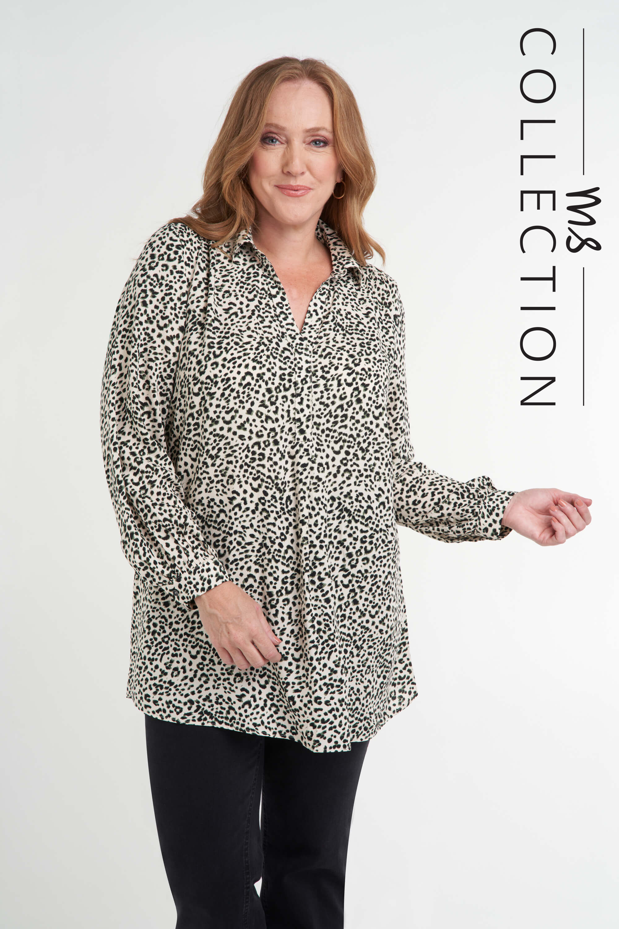 Bluse mit Print image number 0