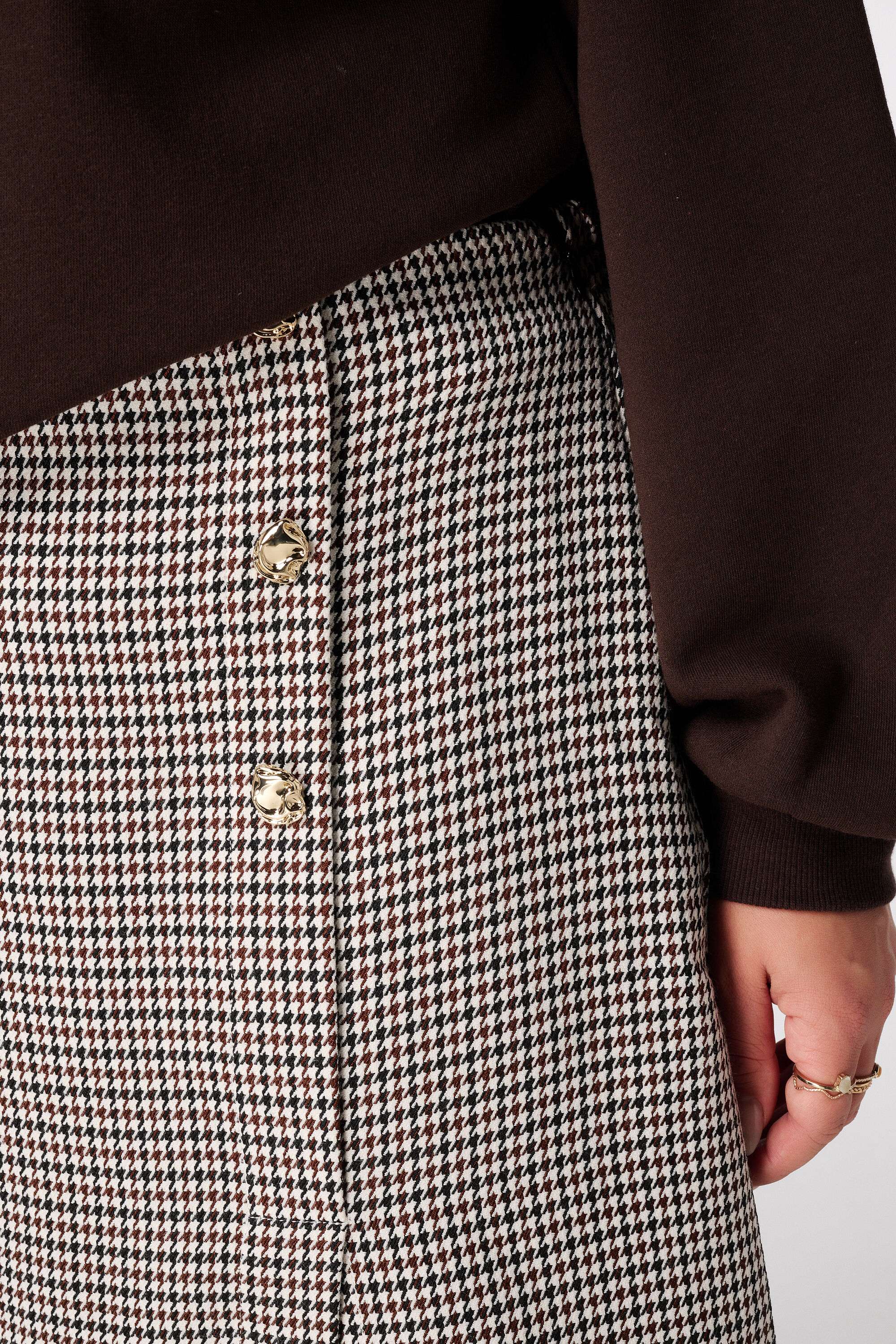 Karierter Rock im Wickeloptik  image number 4