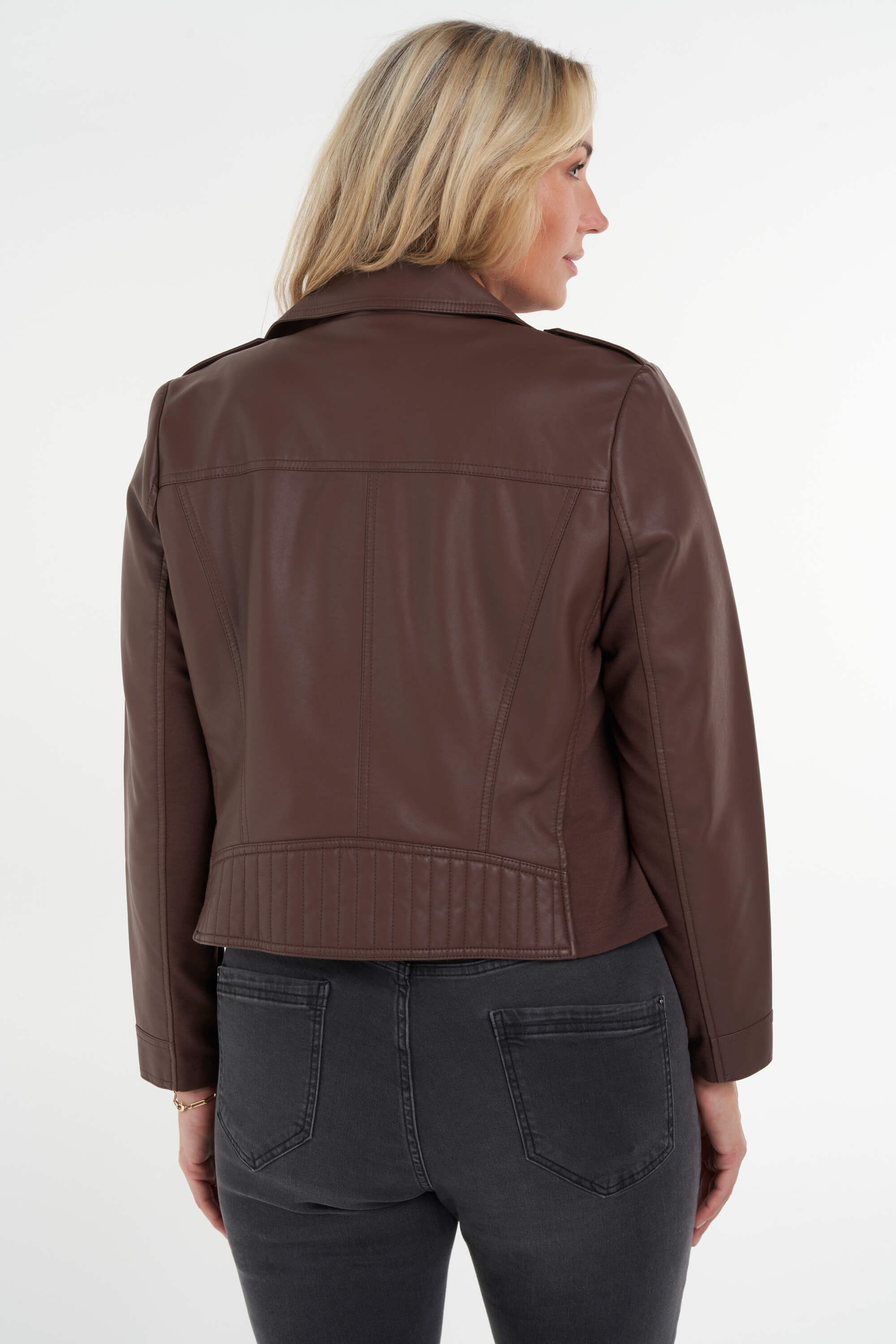 Biker-Jacke aus Kunstleder image number 3