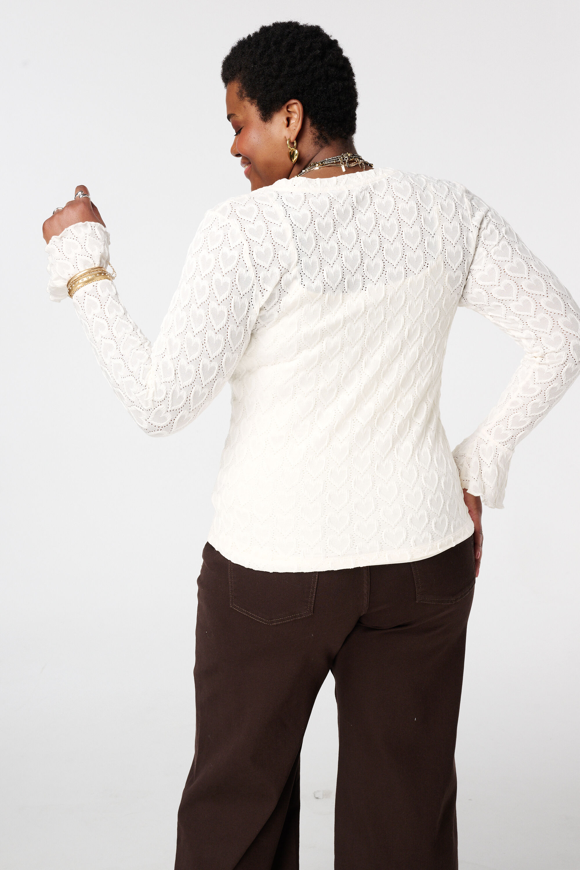 Top mit Trompeten&auml;rmeln image number 3