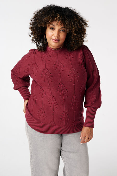 Pullover mit gesticktem Aufdruck Pullover mit gesticktem Aufdruck