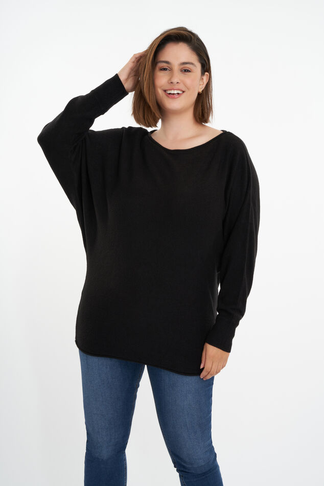 Pullover mit Fledermausärmeln image number 0