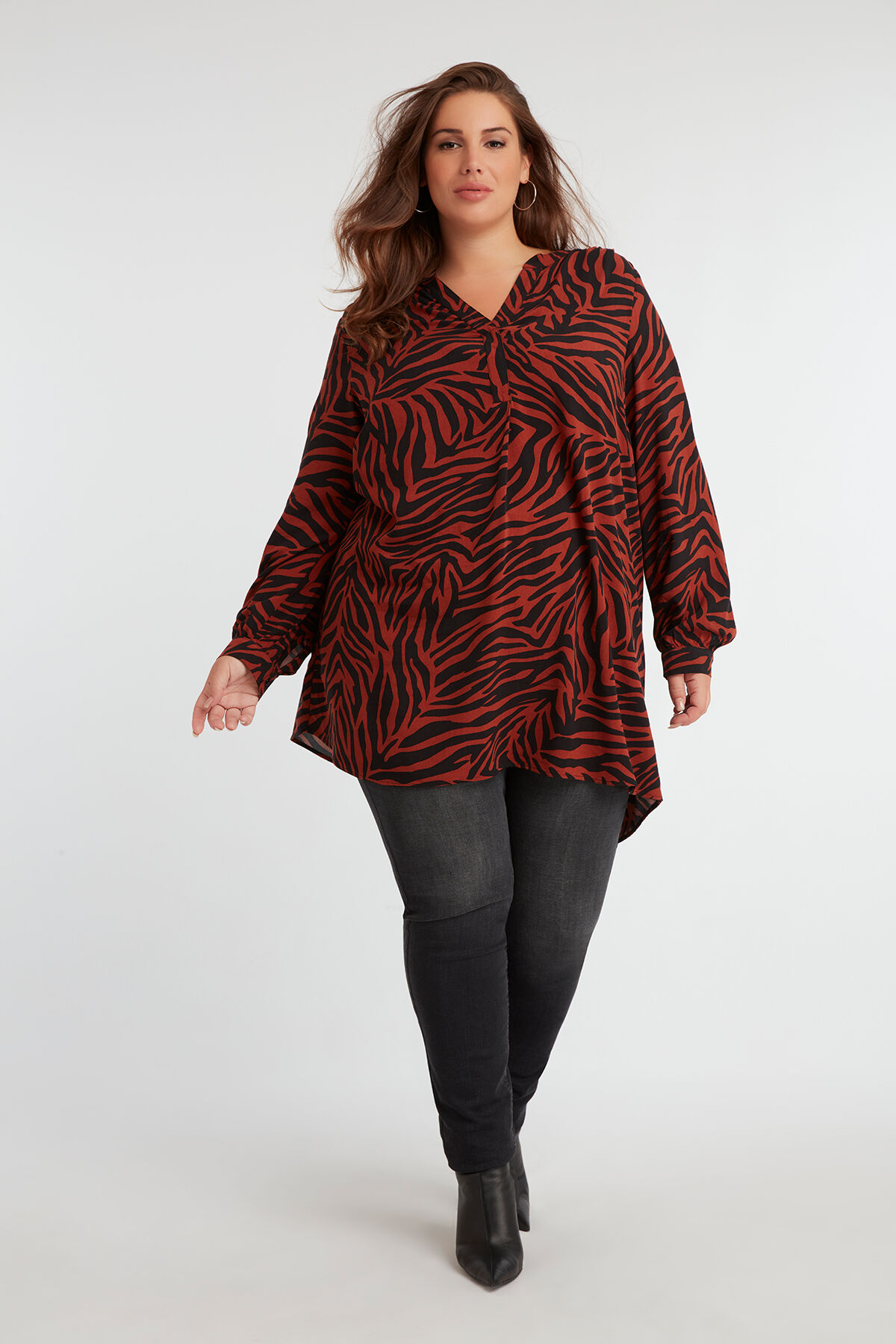 Bluse mit Print image number 3