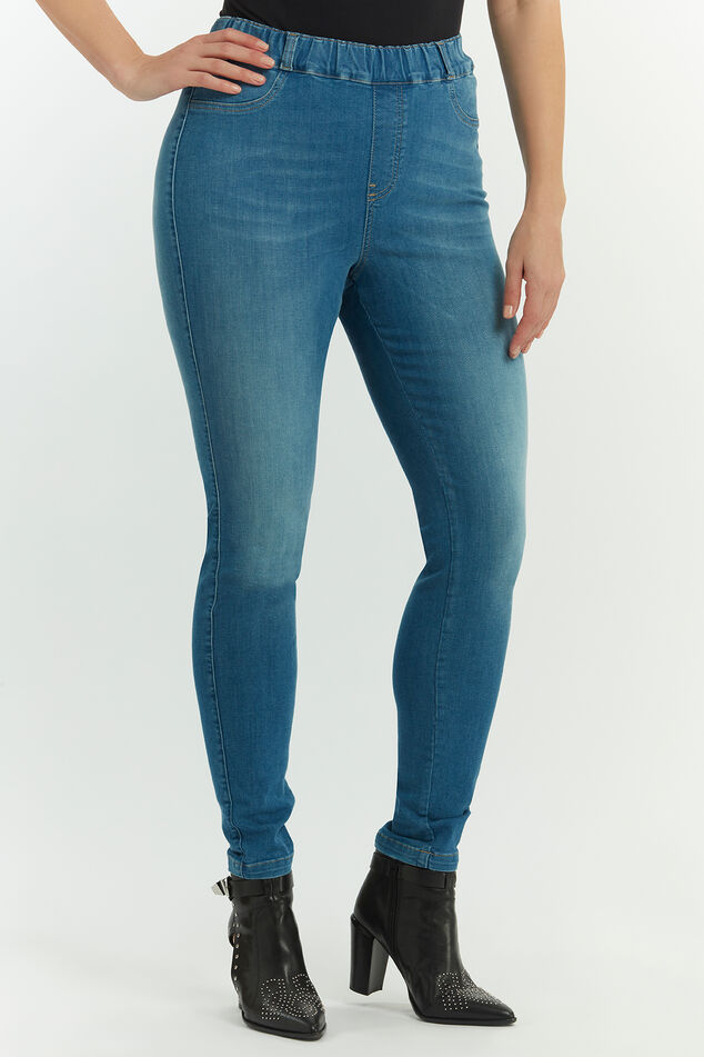 POPPY Slim-Fit Denim-Treggings image number 0