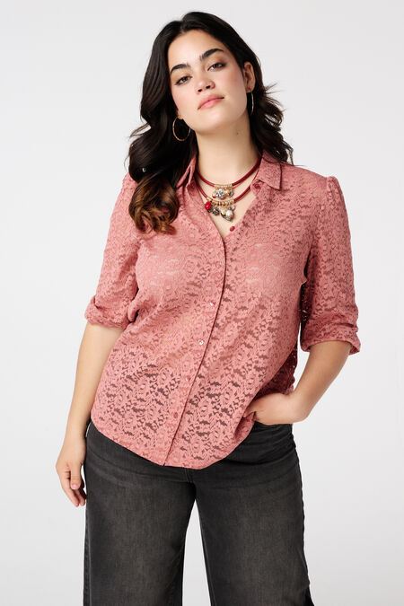Bluse mit Spitze Bluse mit Spitze