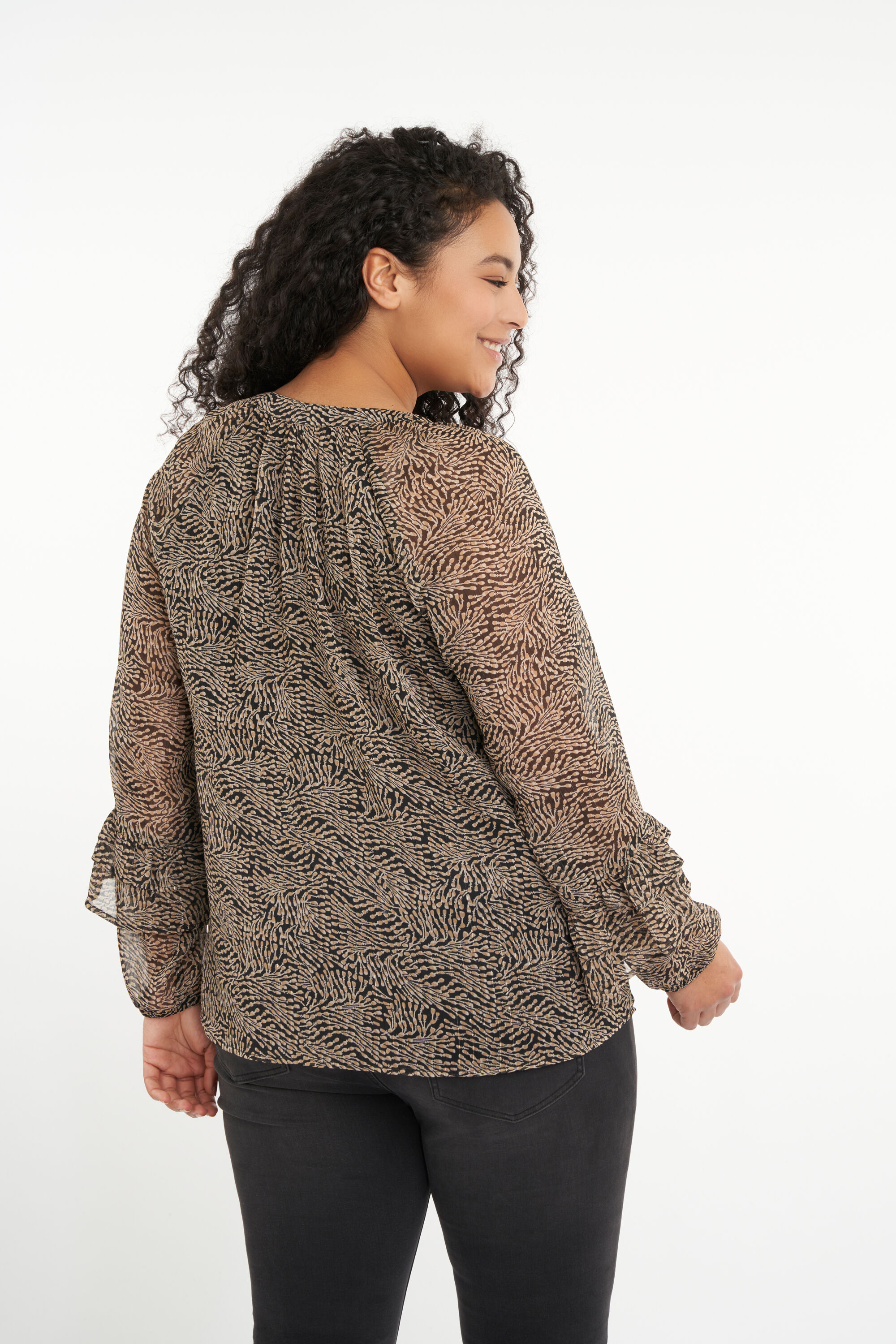 Bluse mit Print image number 4