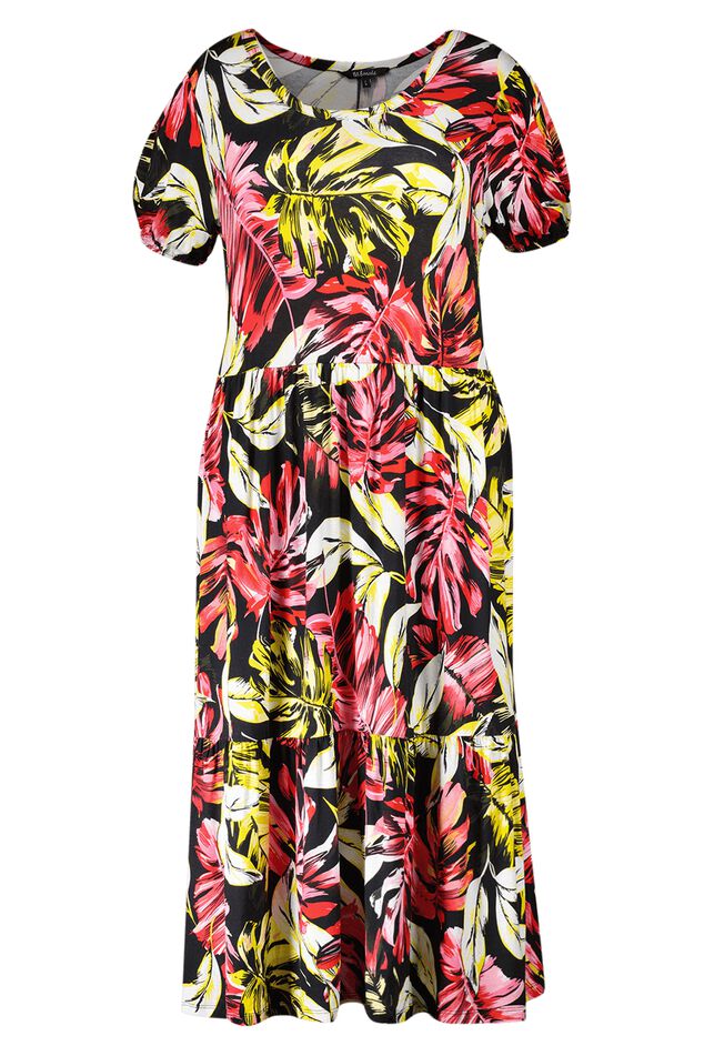 Langes Kleid mit Print  image number 2