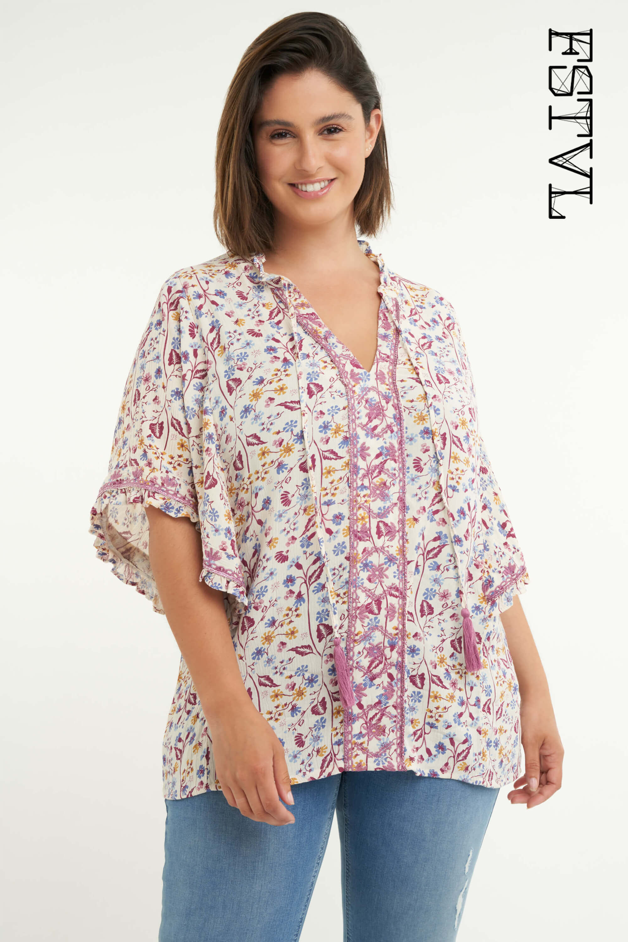 Blouse MS mode Damen Kleidung Tops & T-Shirts Kurzärmelige Blusen M&S Mode Kurzärmelige Blusen 