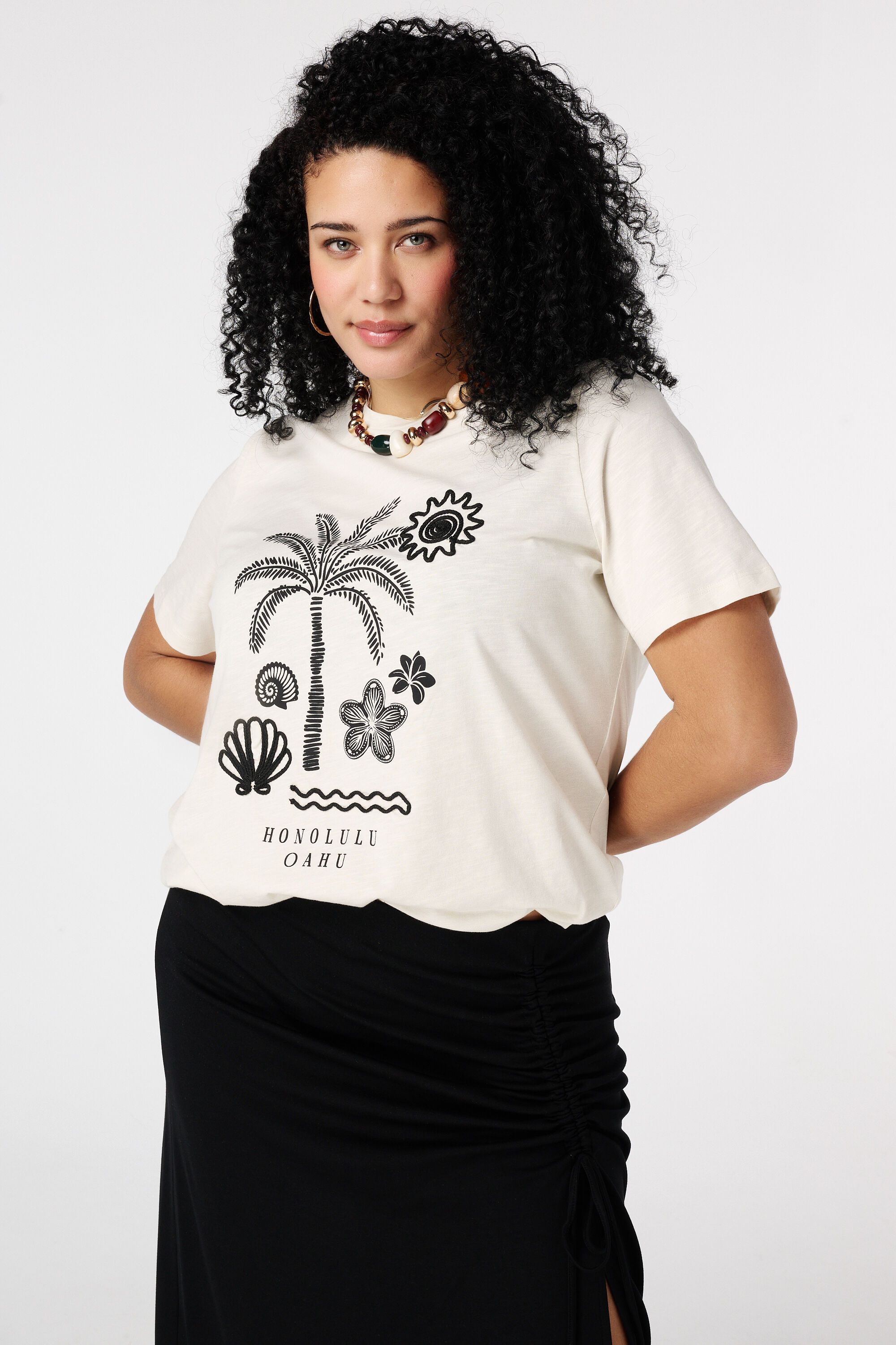 T-Shirt mit Schriftzug image number 0