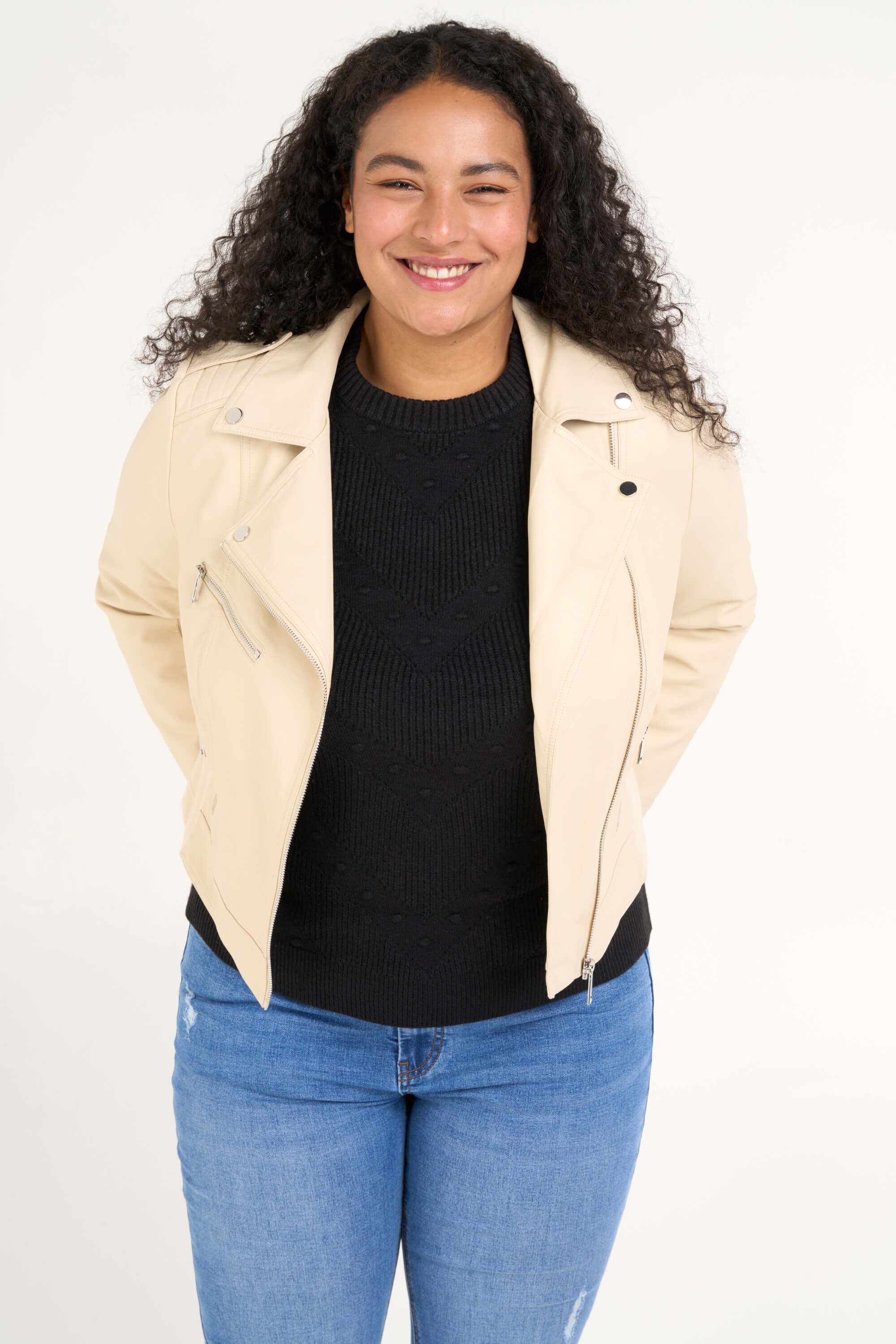 Biker-Jacke aus Kunstleder image number 5