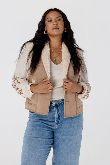 Weste mit Teddyfutter Weste mit Teddyfutter