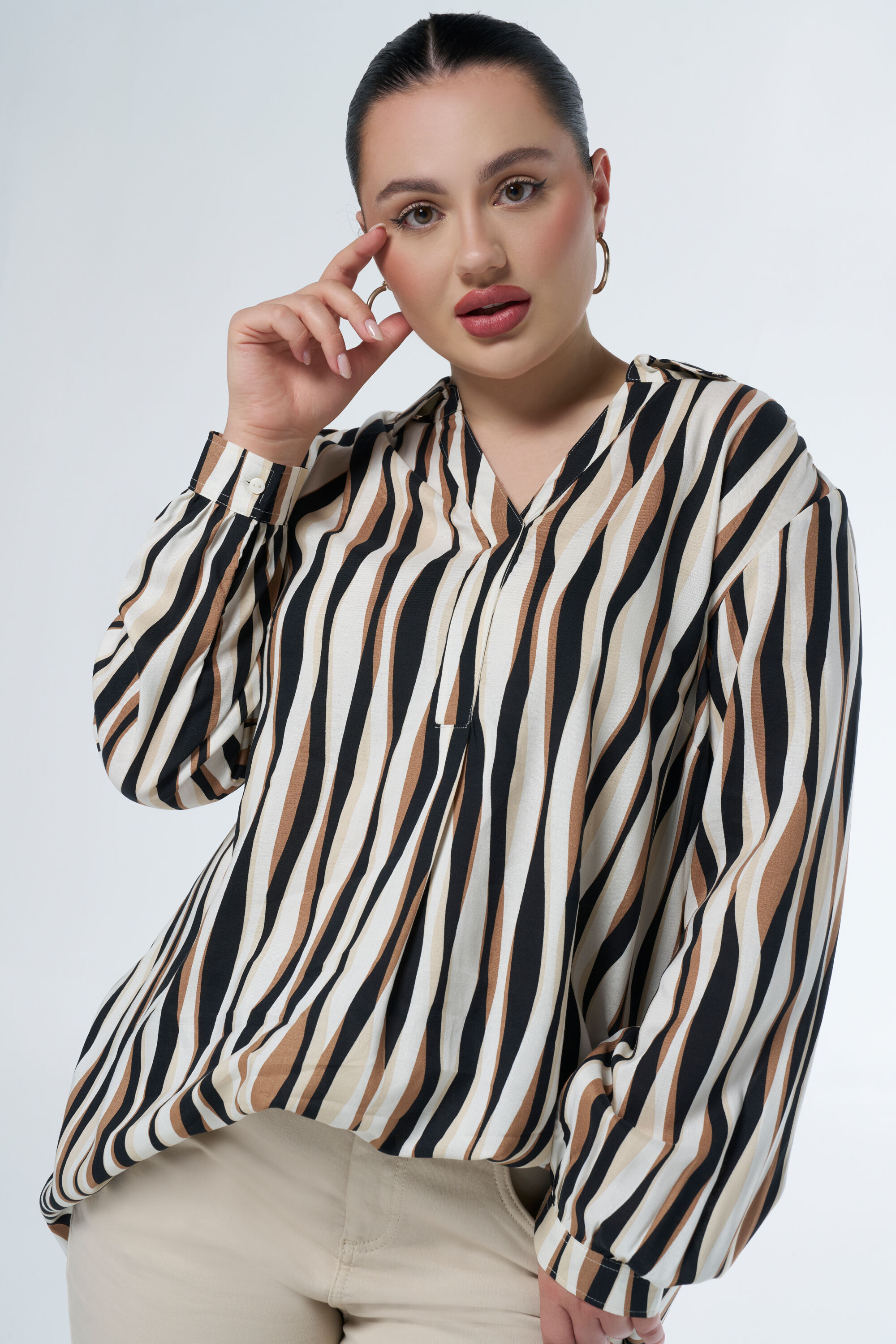 Bluse mit Print  image number 0