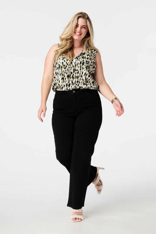 Bedrucktes ärmelloses Top image number 5