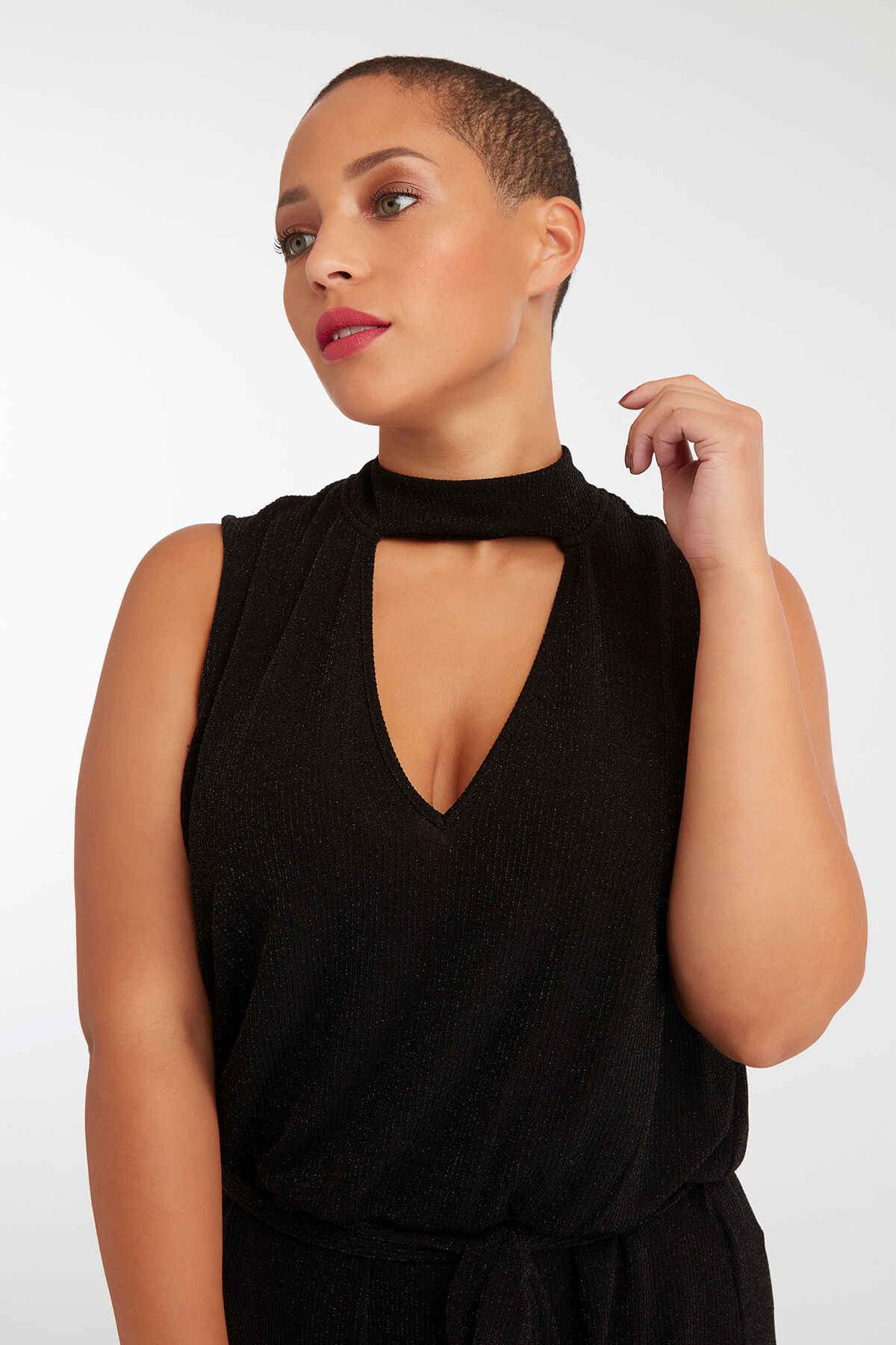 Jumpsuit mit Lurex image number 4