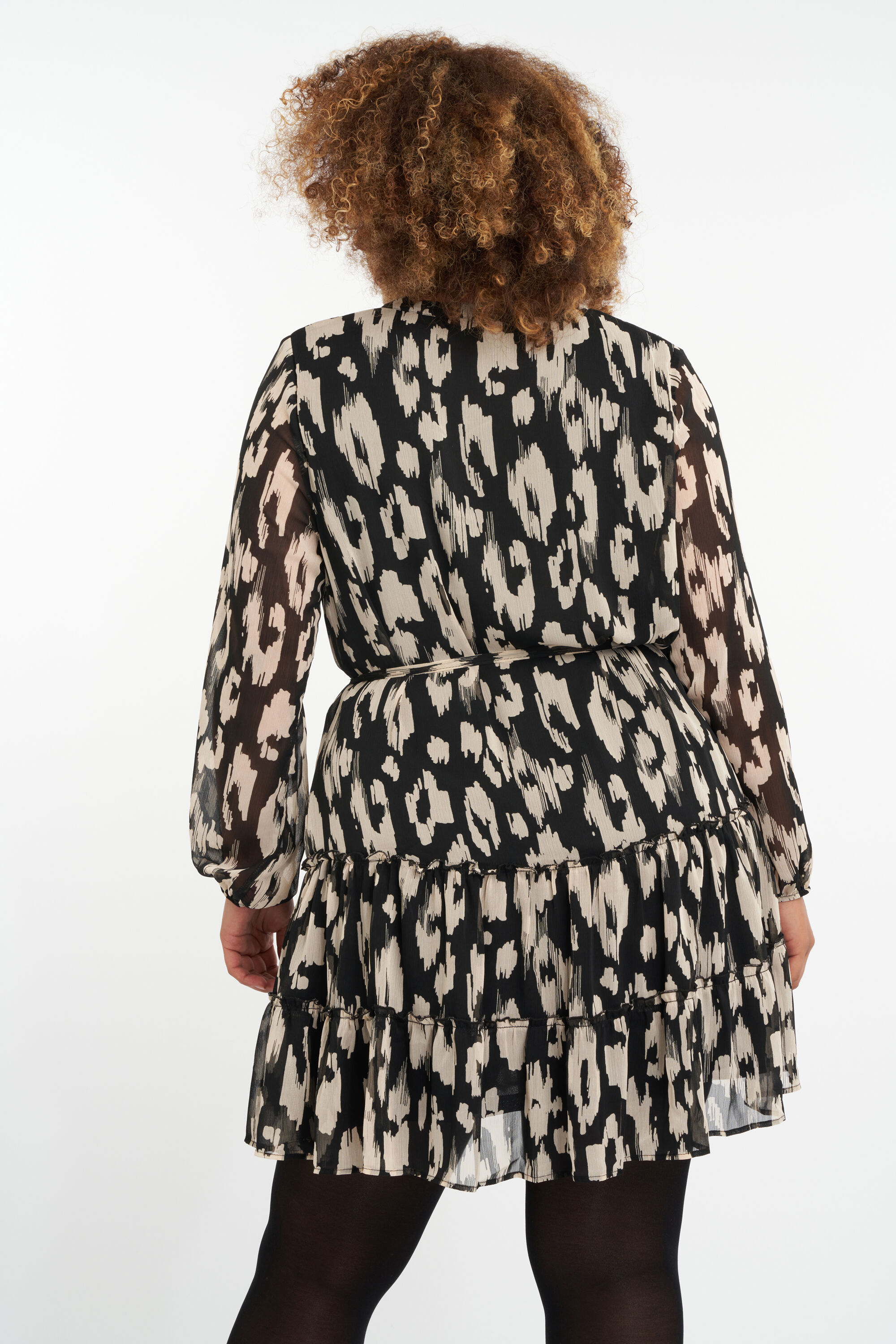 A-Figur-Kleid mit Print  image number 3