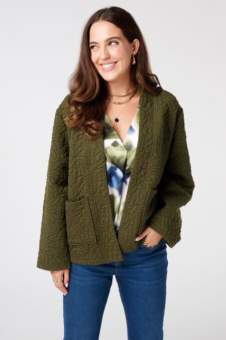 Jacke mit Struktur Jacke mit Struktur
