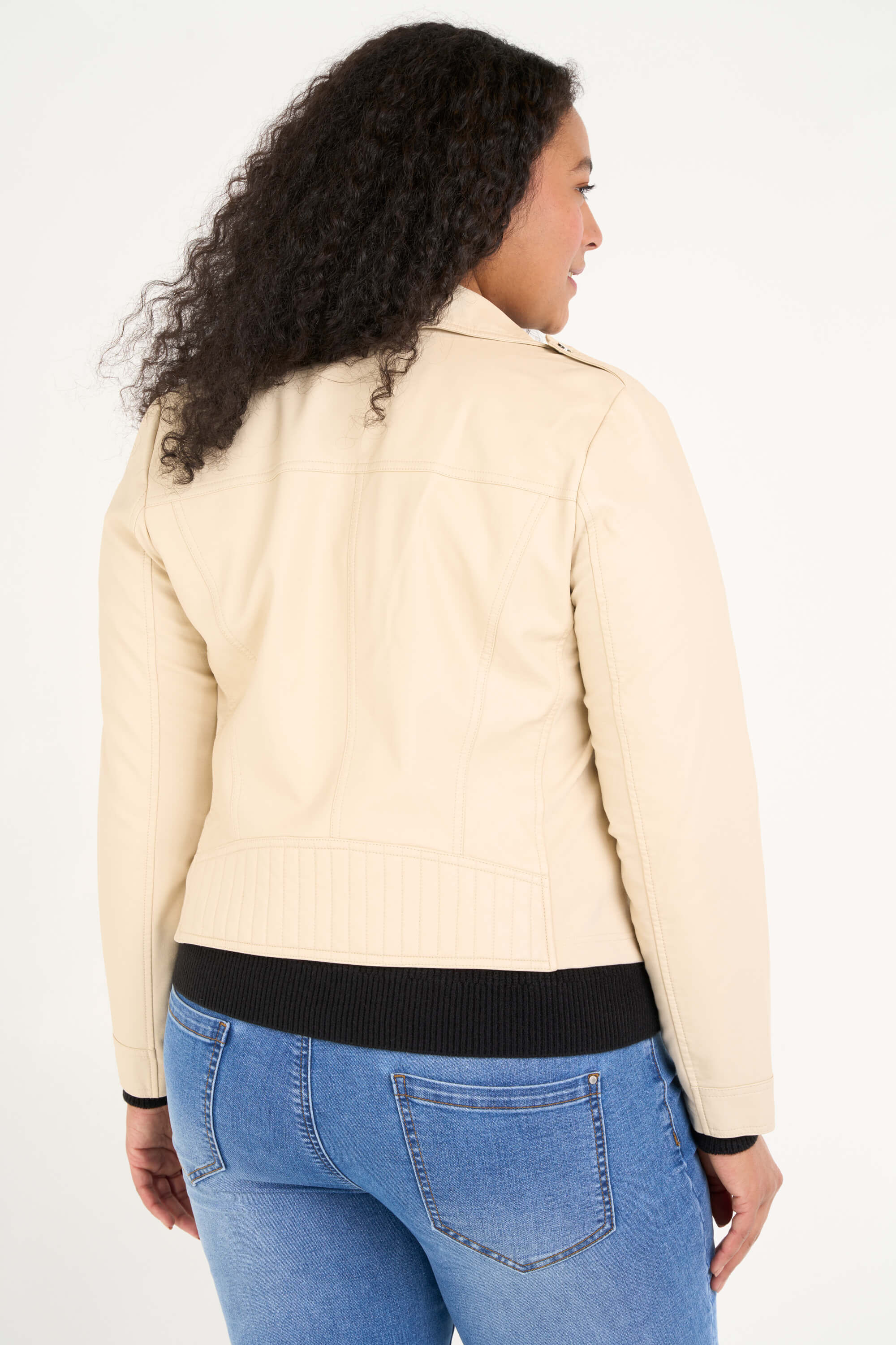 Biker-Jacke aus Kunstleder image number 3