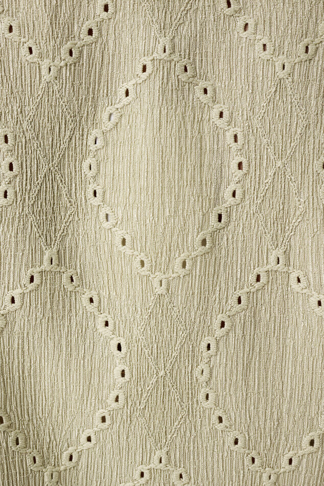 Top mit Broderie-Look image number 4