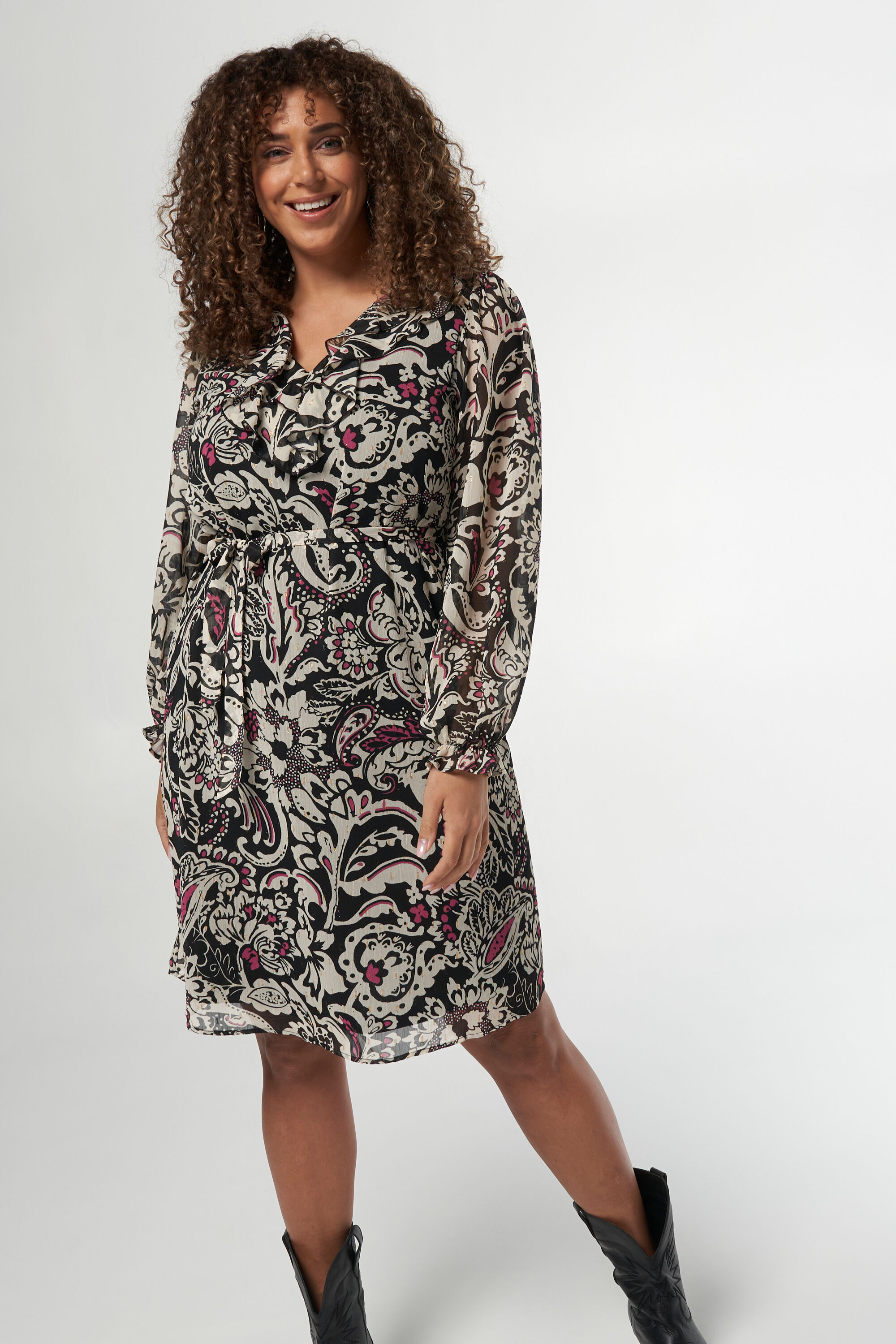 Midikleid mit Druck image number 0