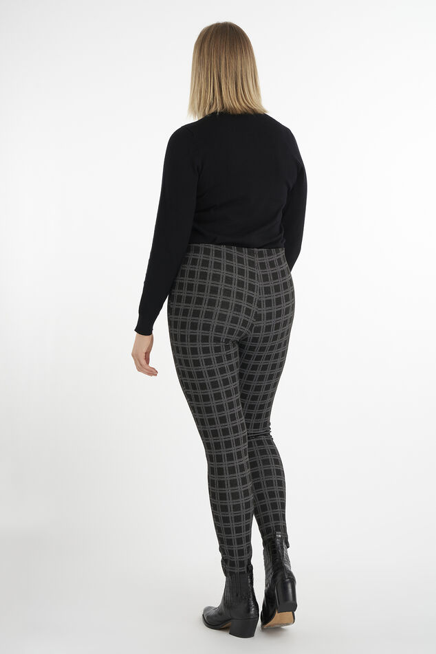 Plaid-Treggings image number 3