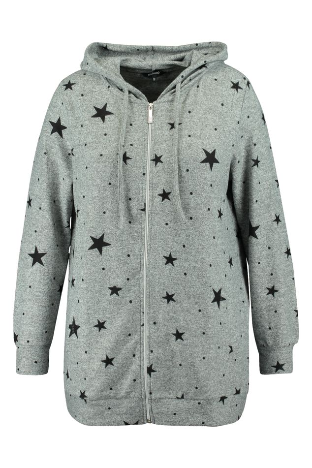 Cardigan mit Sternen-Print image number 1