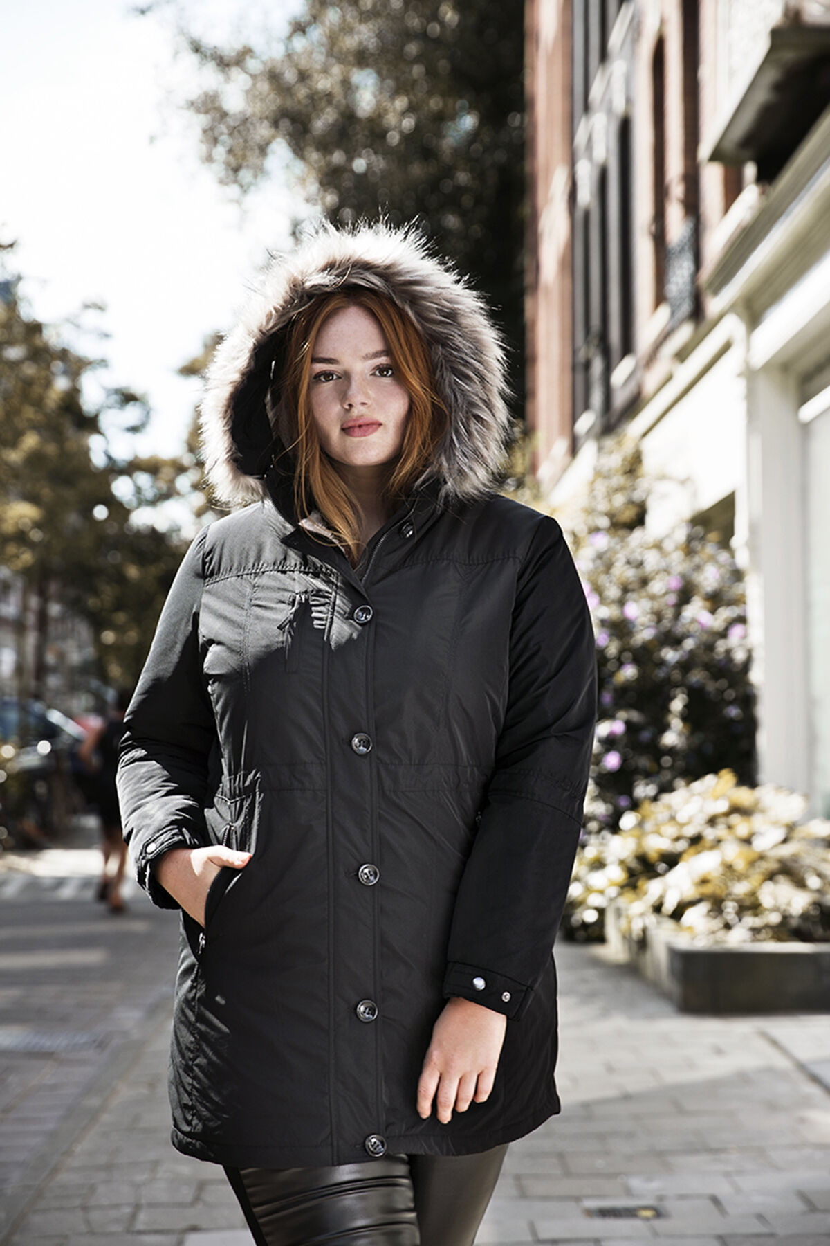 Parka-Mantel mit Kapuze image number 3