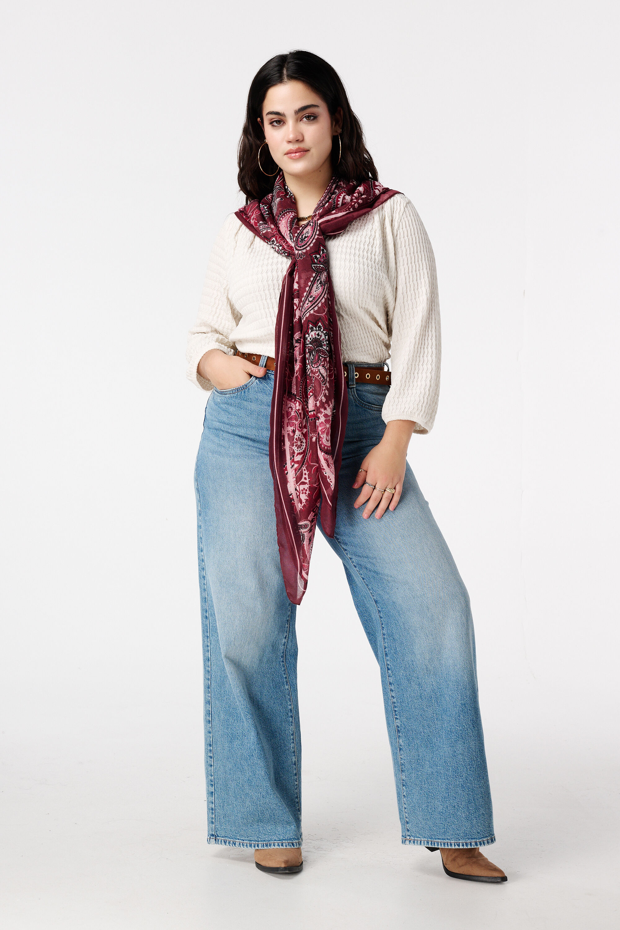 Jersey-Top mit Struktur image number 5