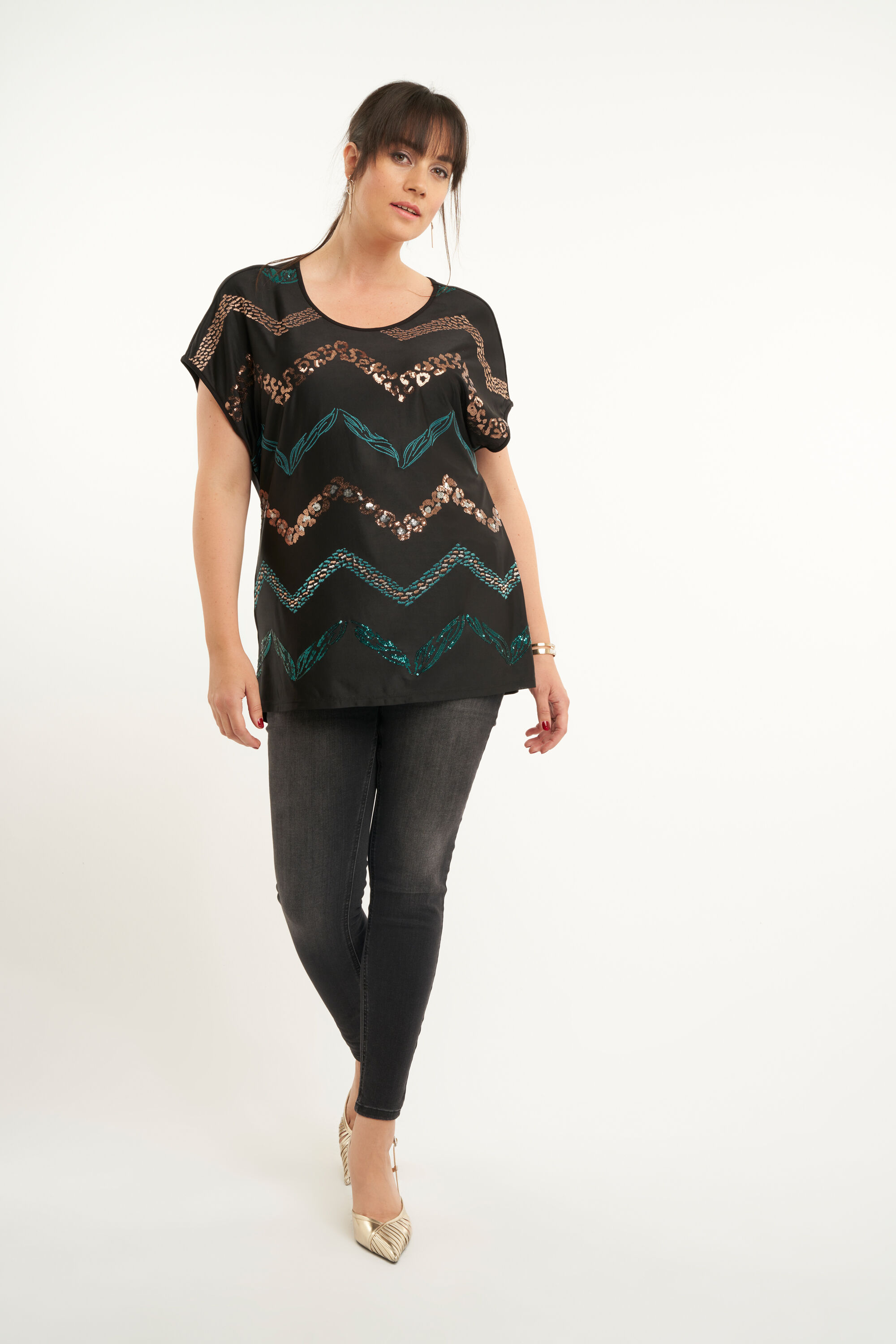 Tunika mit Pailletten image number 6