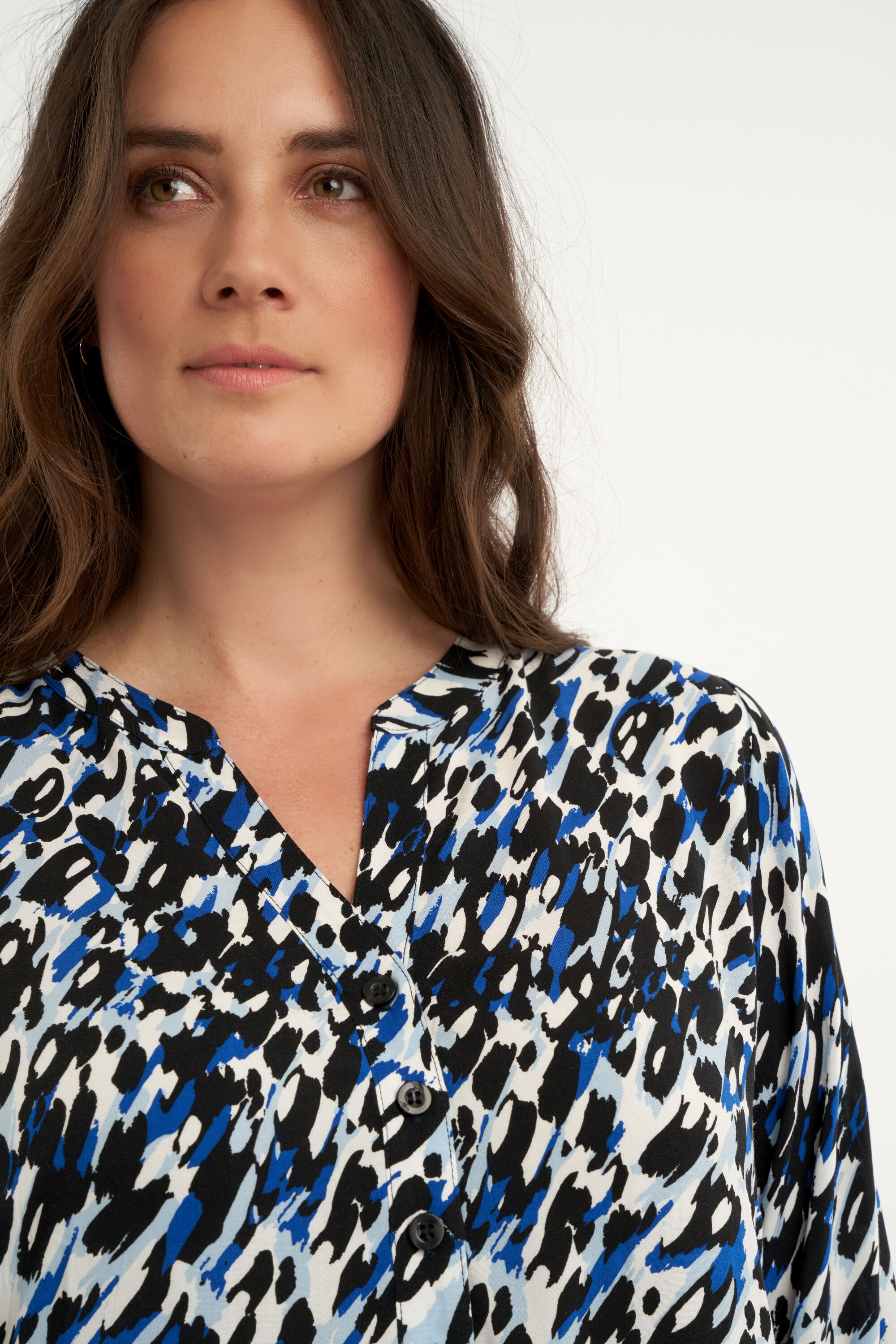 A-Figur-Kleid mit Print  image number 6