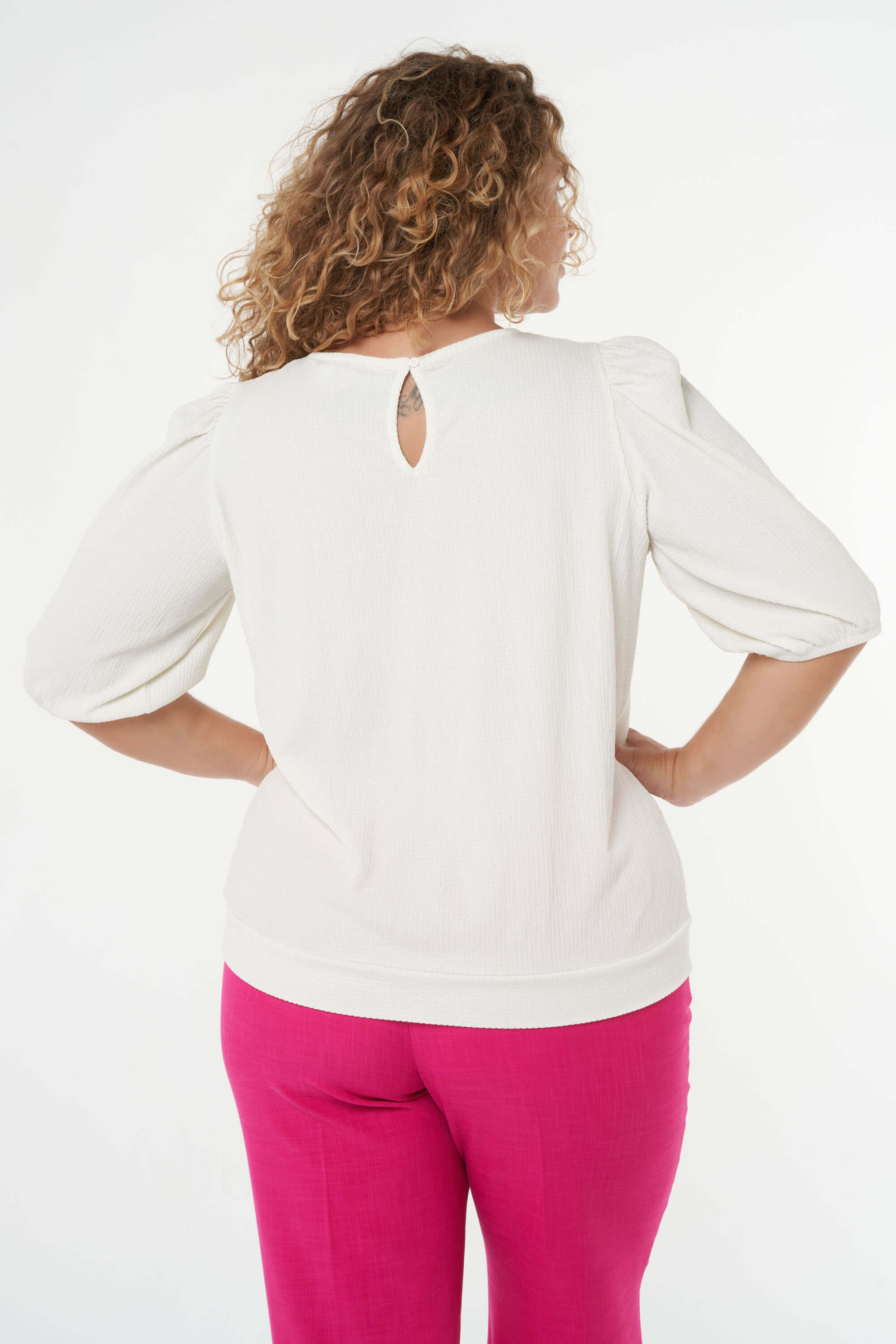 Top mit Balloon-Passform  image number 2