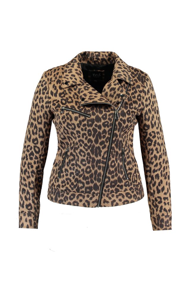 Biker-Jacke aus Kunst-Veloursleder image number 1